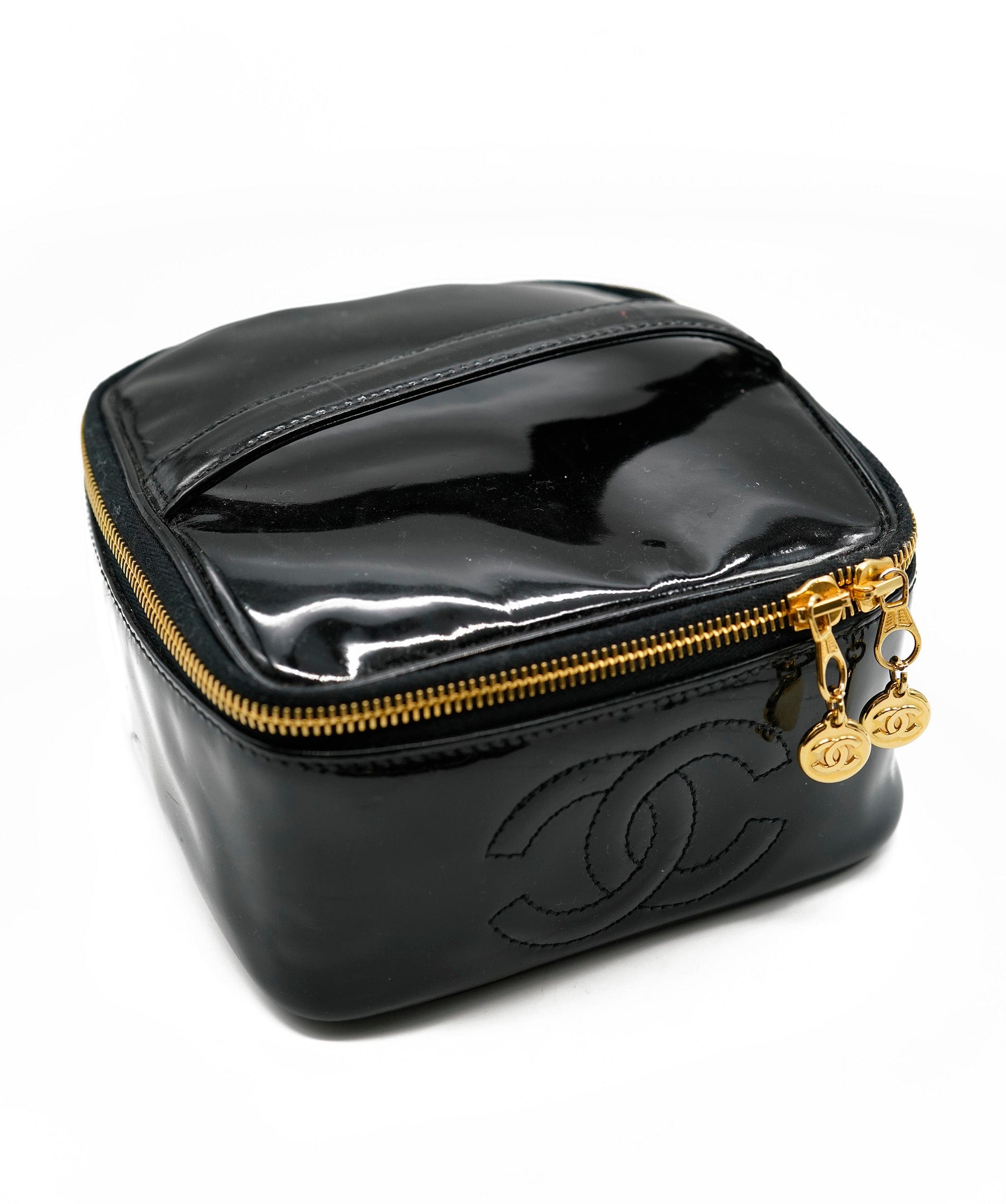 Chanel Chanel Black Patent CC Vanity Bag GHW  - AGL2109