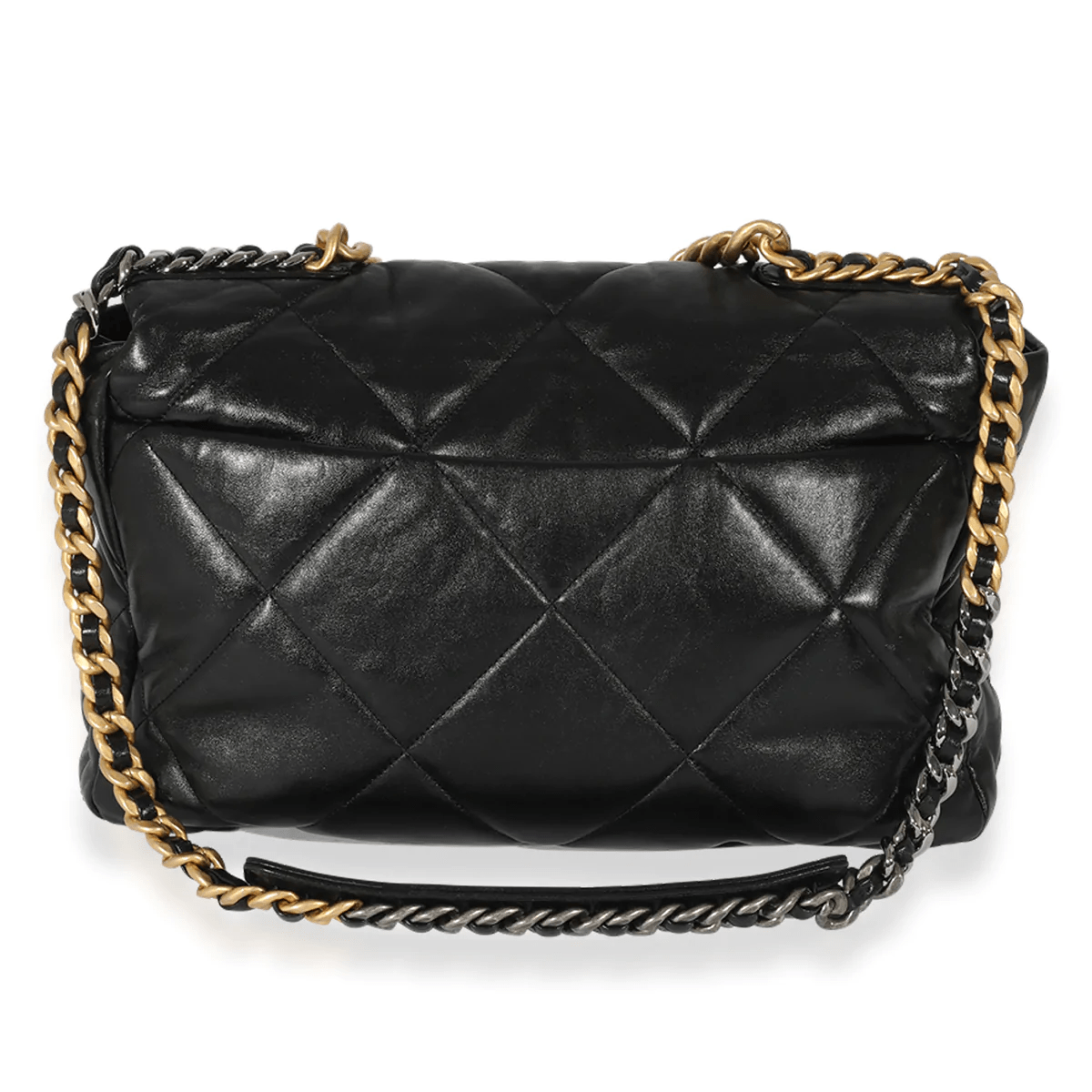 Chanel Chanel Black Quilted Lambskin Maxi Chanel 19 Bag 126354