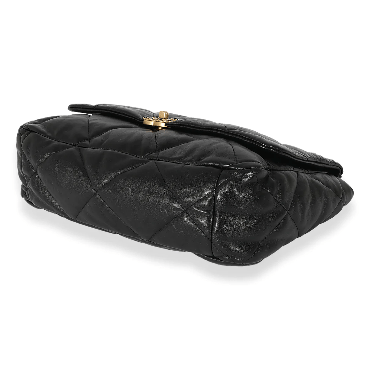 Chanel Chanel Black Quilted Lambskin Maxi Chanel 19 Bag 126354