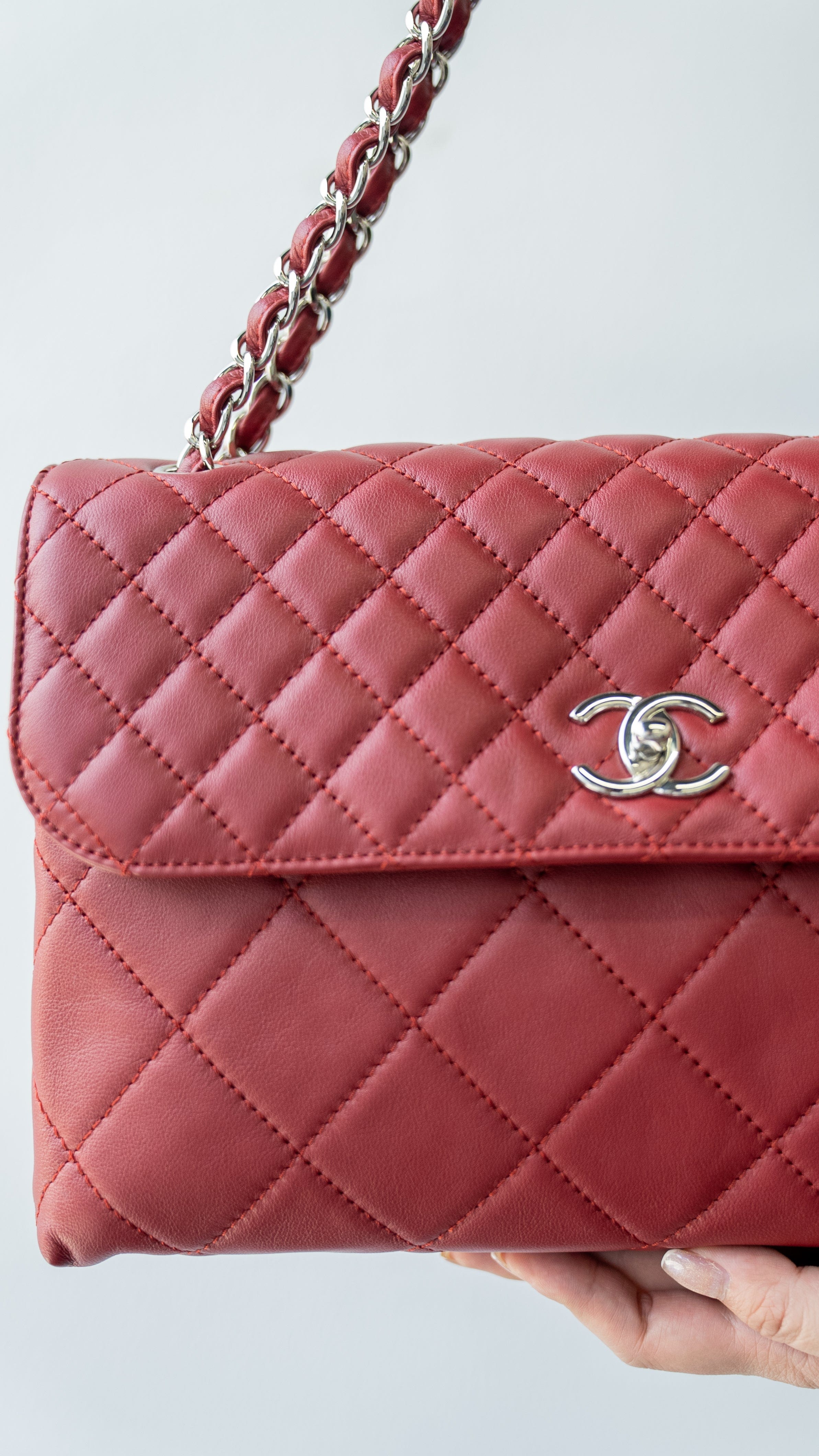 Chanel Chanel Burgundy Flap Bag RJL1816