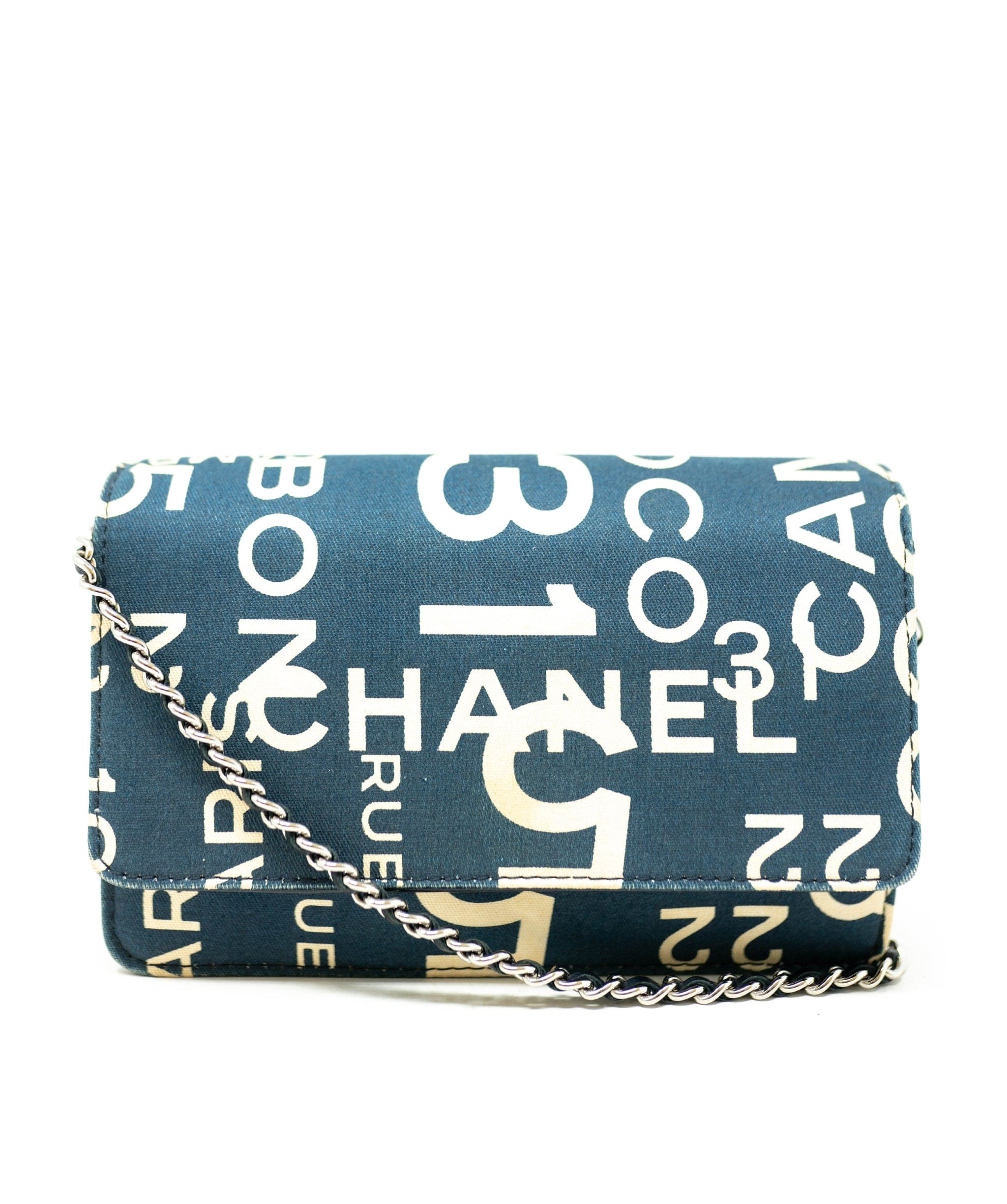 Chanel Chanel Canvas No.5 Navy Small Crossbody Bag  - AGL1328