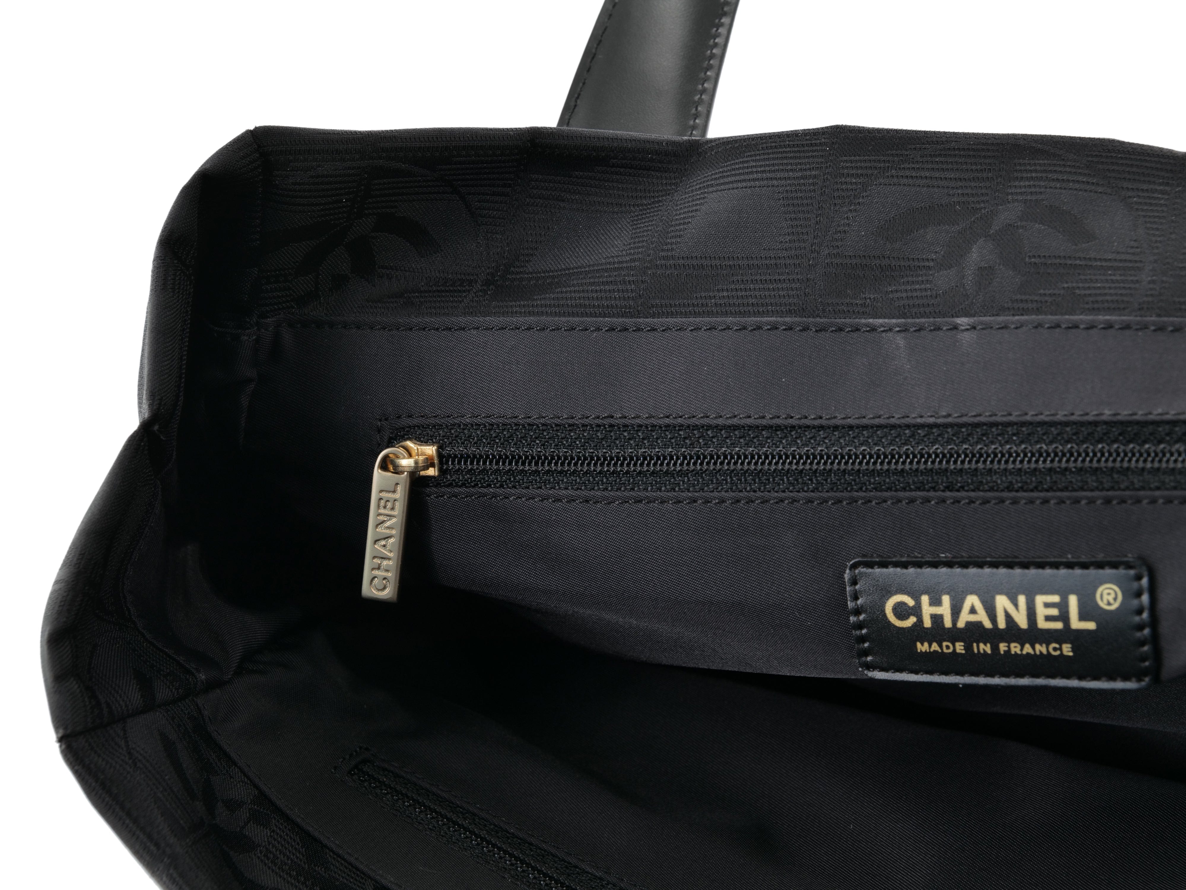 Chanel Chanel Canvas Travel Line Tote Bag ASL3268