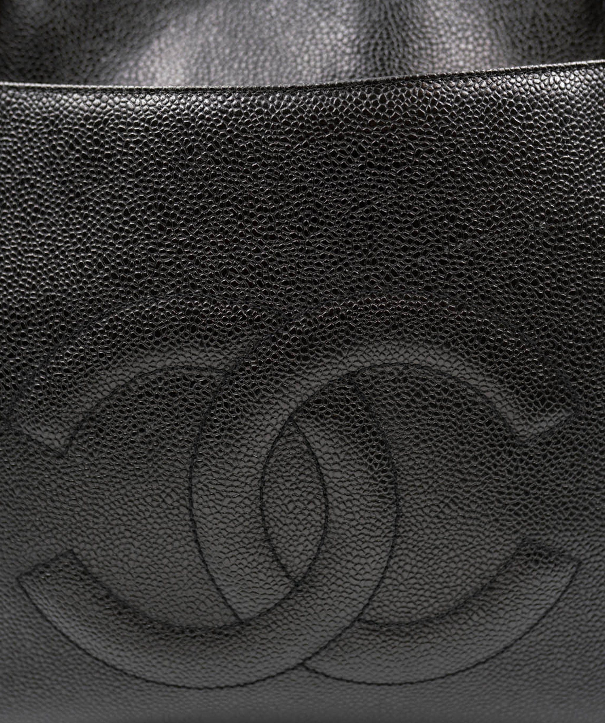 Chanel Chanel Caviar Chain Tote Black PXL1649