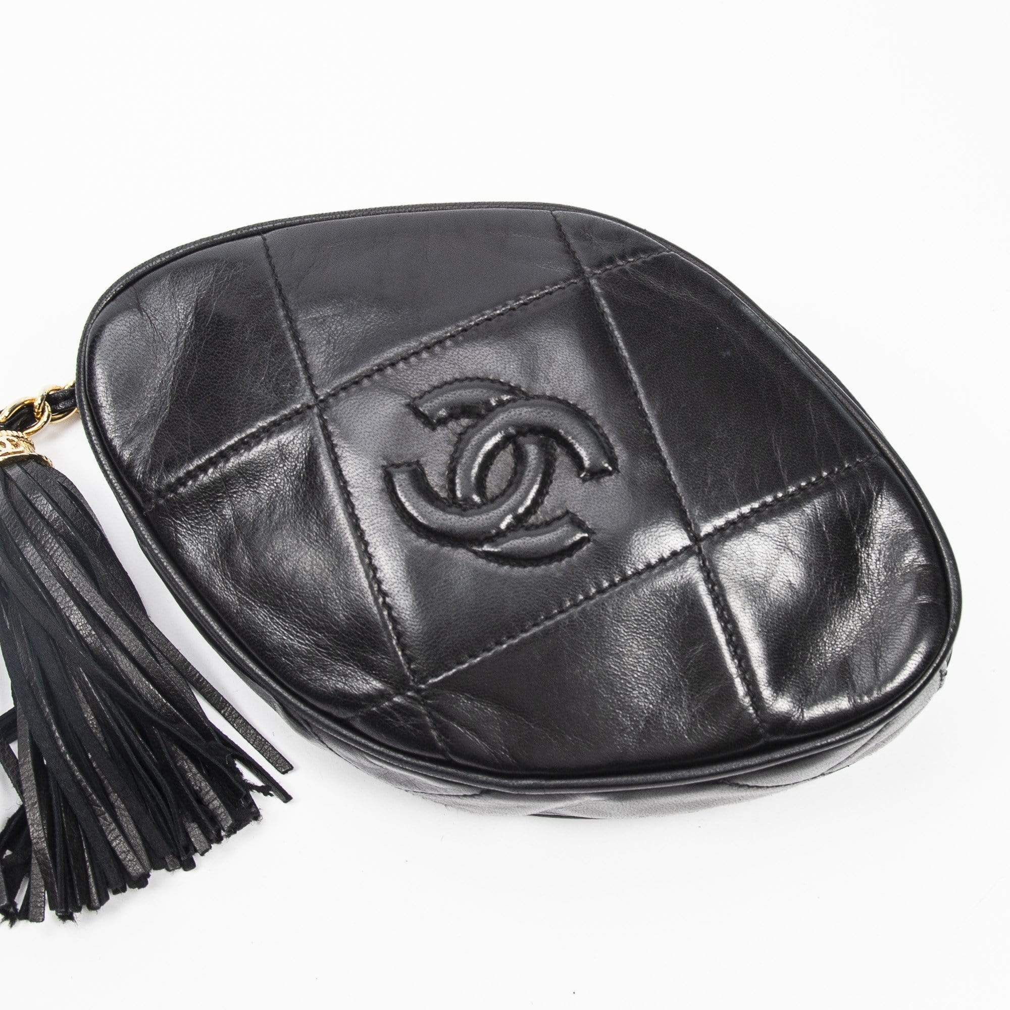 Chanel Chanel CC Chain Tassel Diamond Clutch Bag - AWL1358