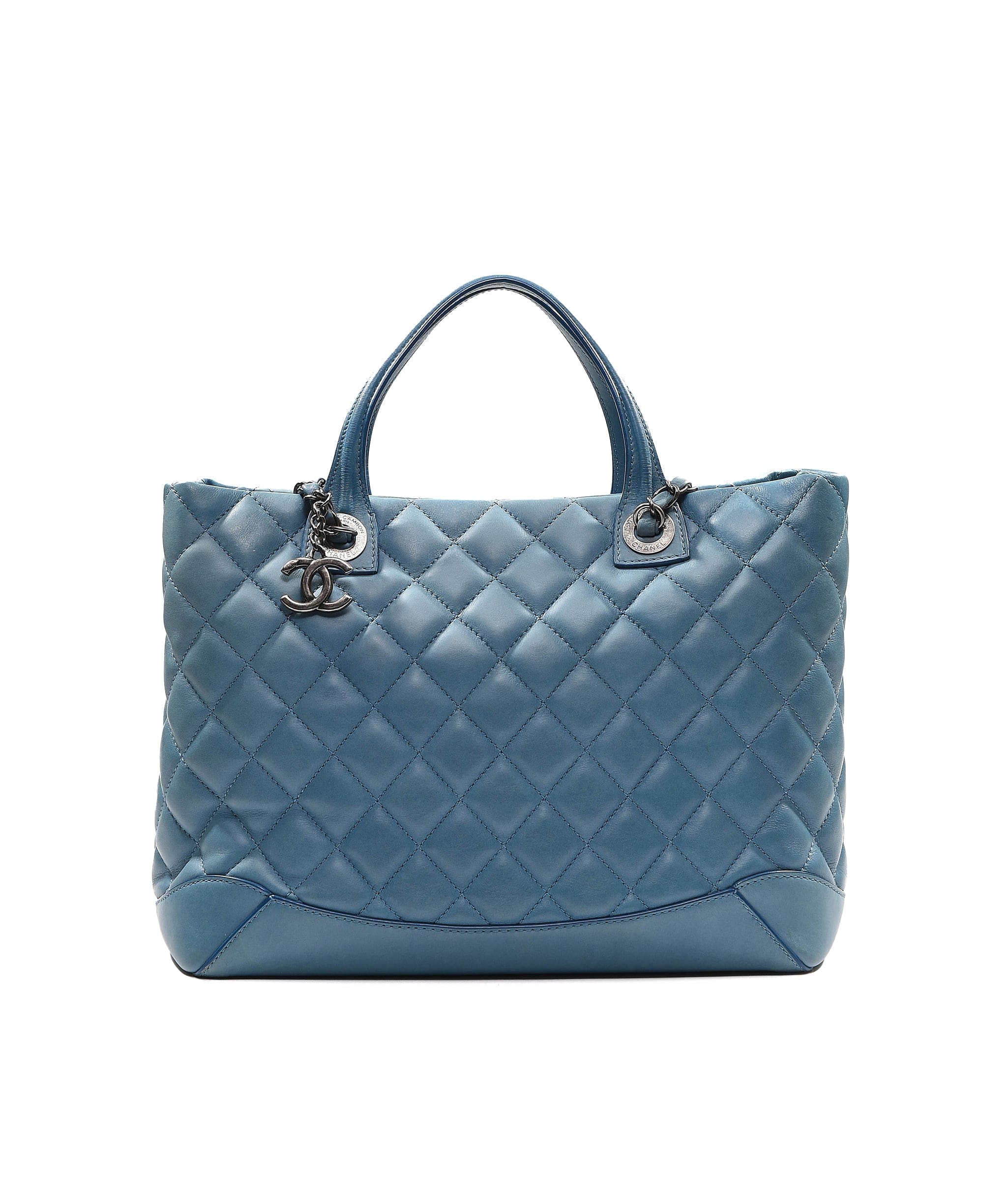 Chanel Chanel CC Charm Tote Blue SYC1018