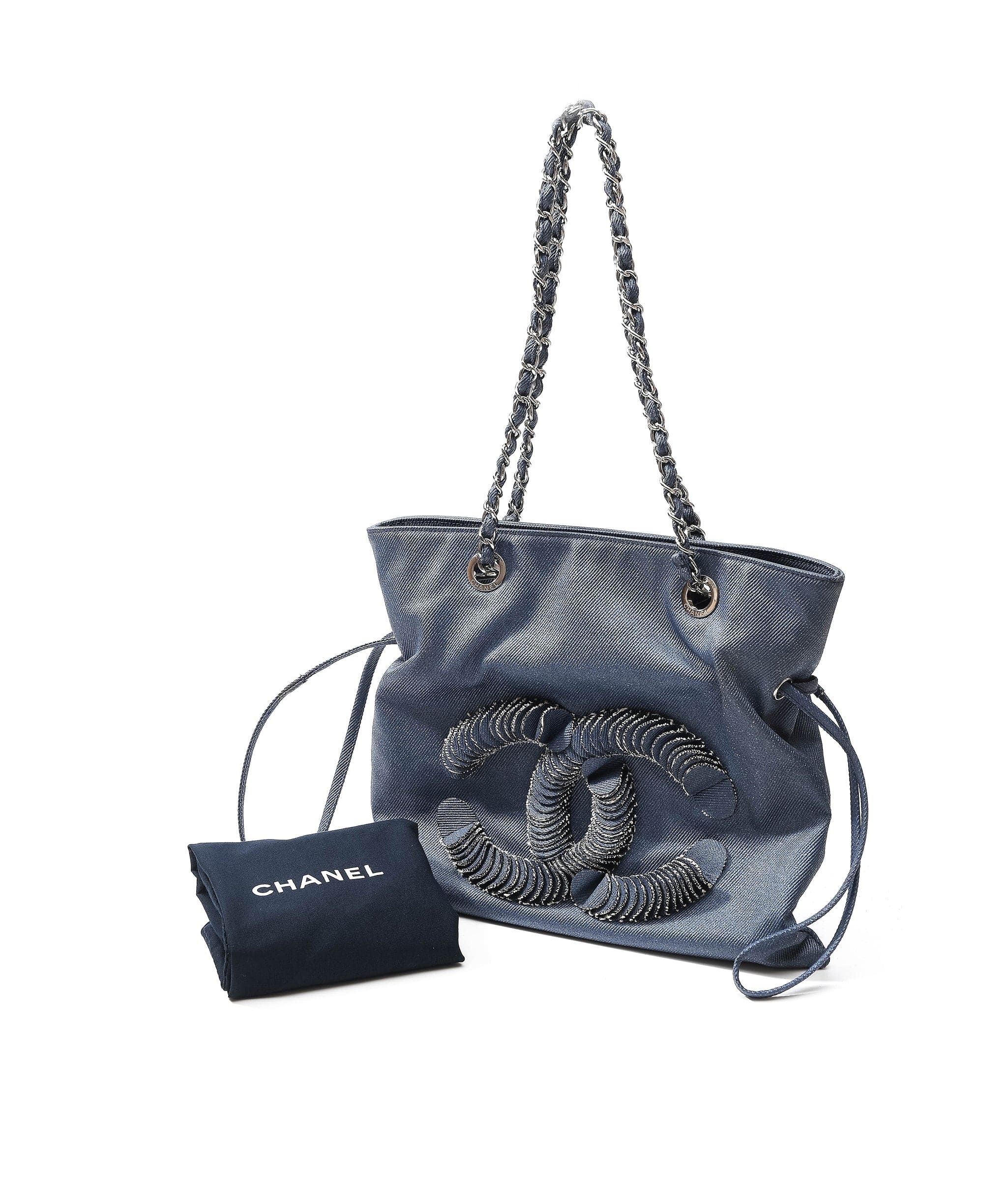 Chanel Chanel Cc Denim Shoulder Tote SYL1021