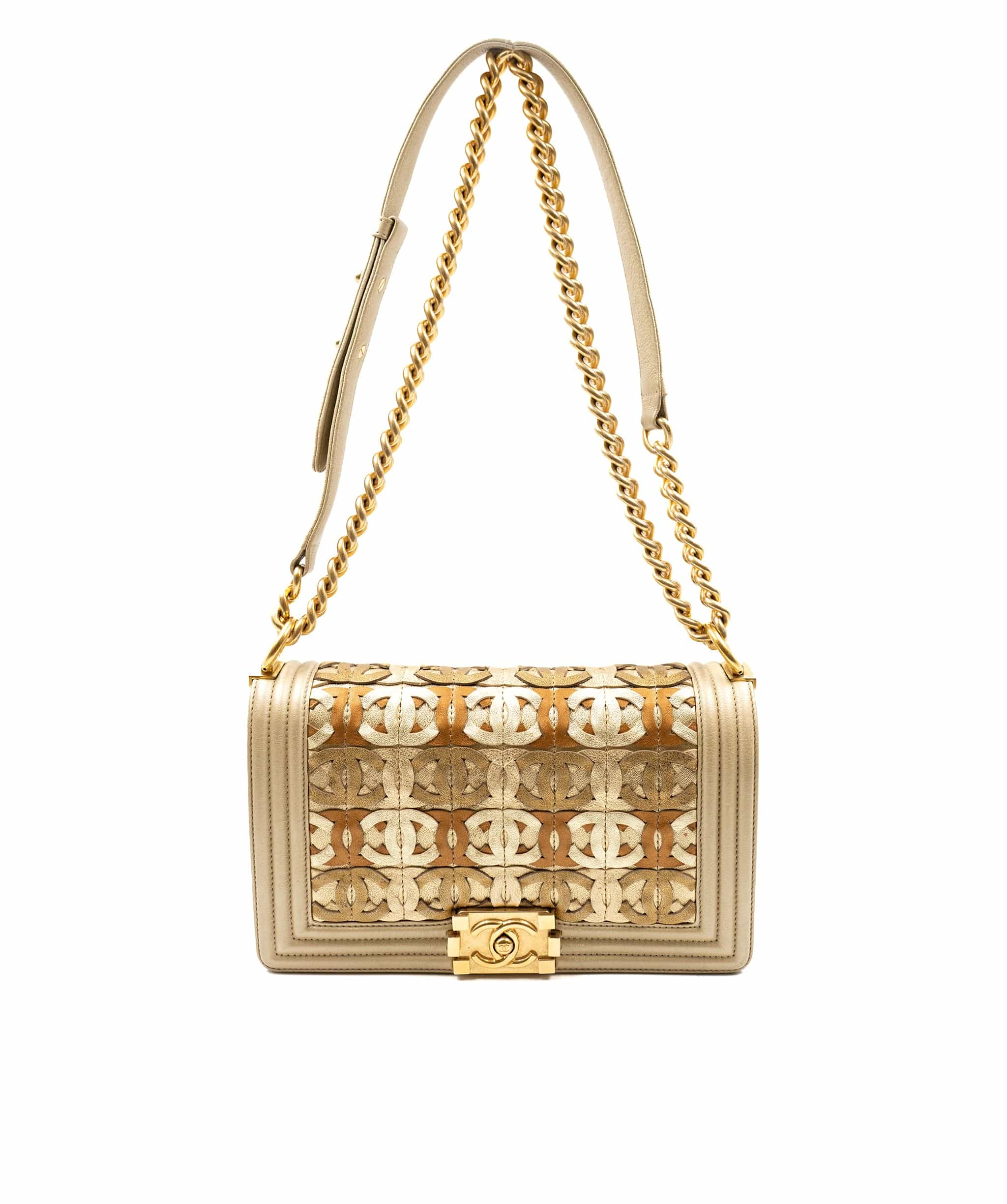 Chanel Chanel CC Gold Boy Bag AGL2297