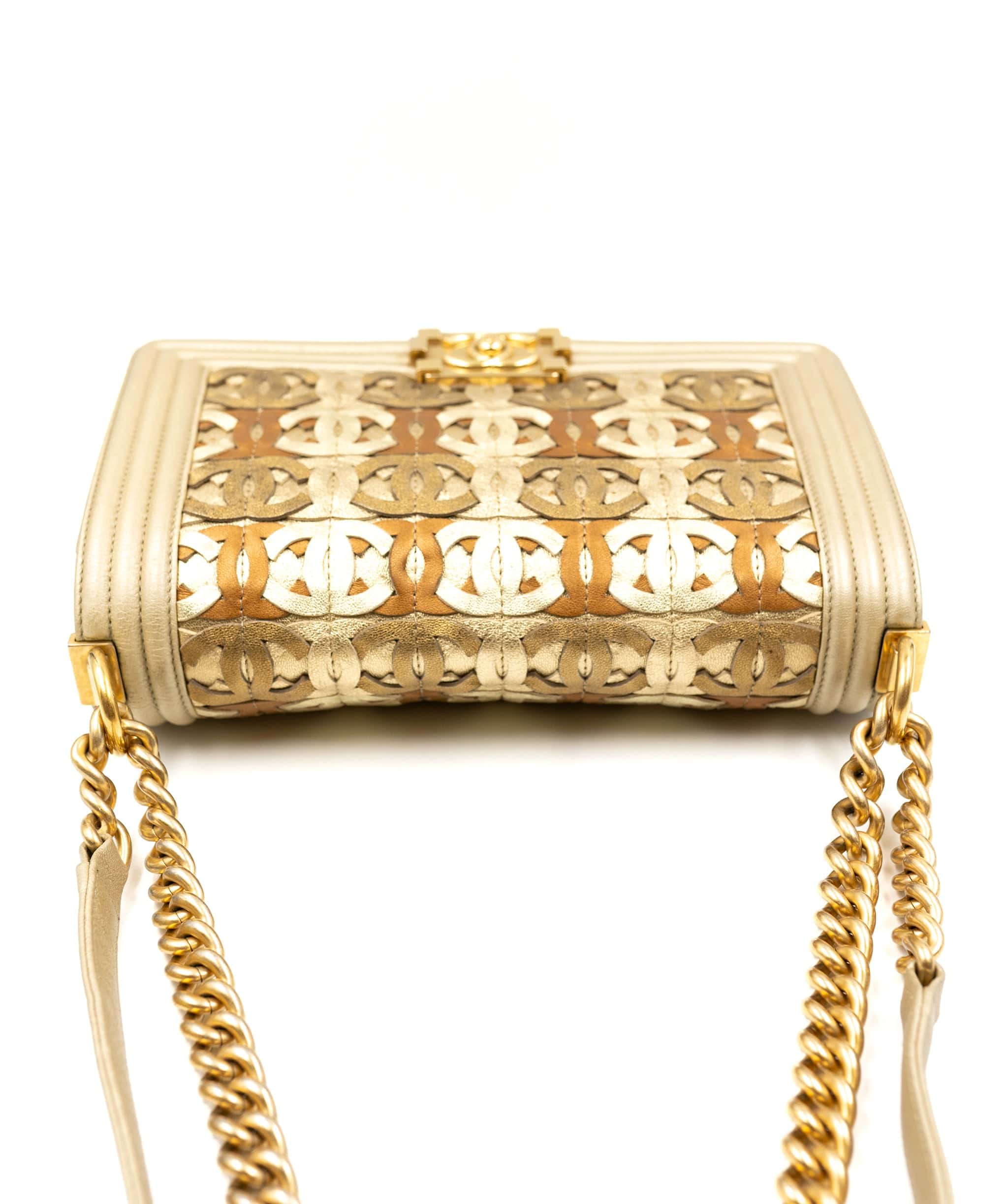 Chanel Chanel CC Gold Boy Bag AGL2297