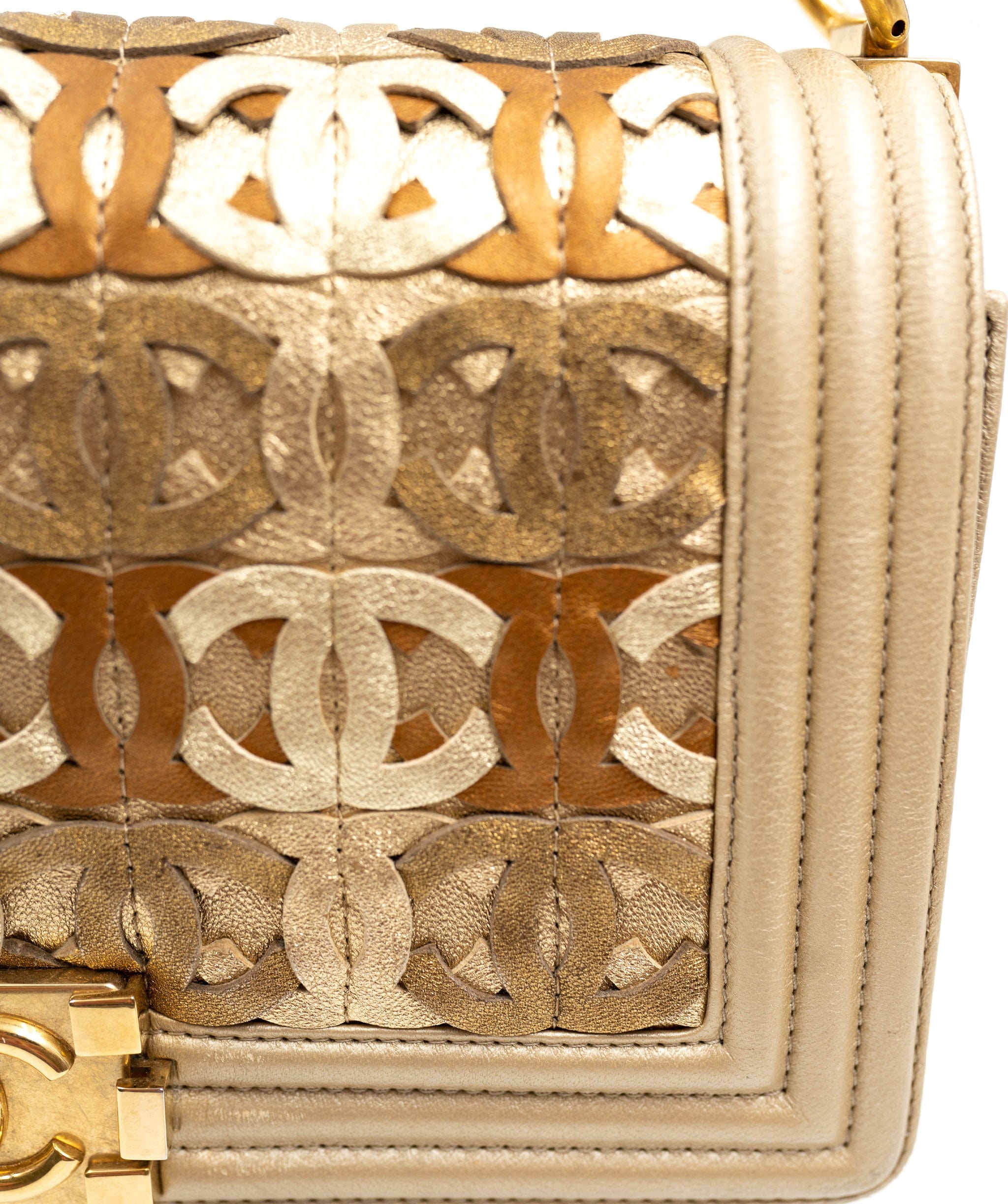 Chanel Chanel CC Gold Boy Bag AGL2297