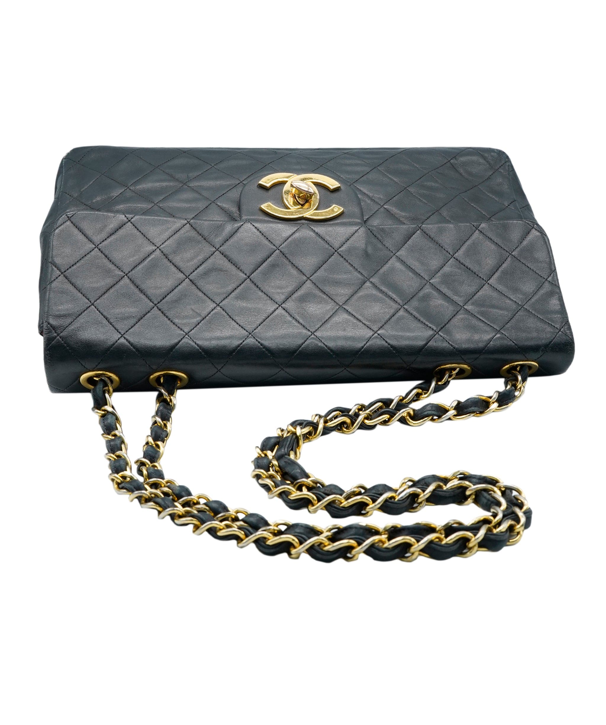 Chanel Chanel CC Jumbo black lambskin gold hardware - ASL1D59