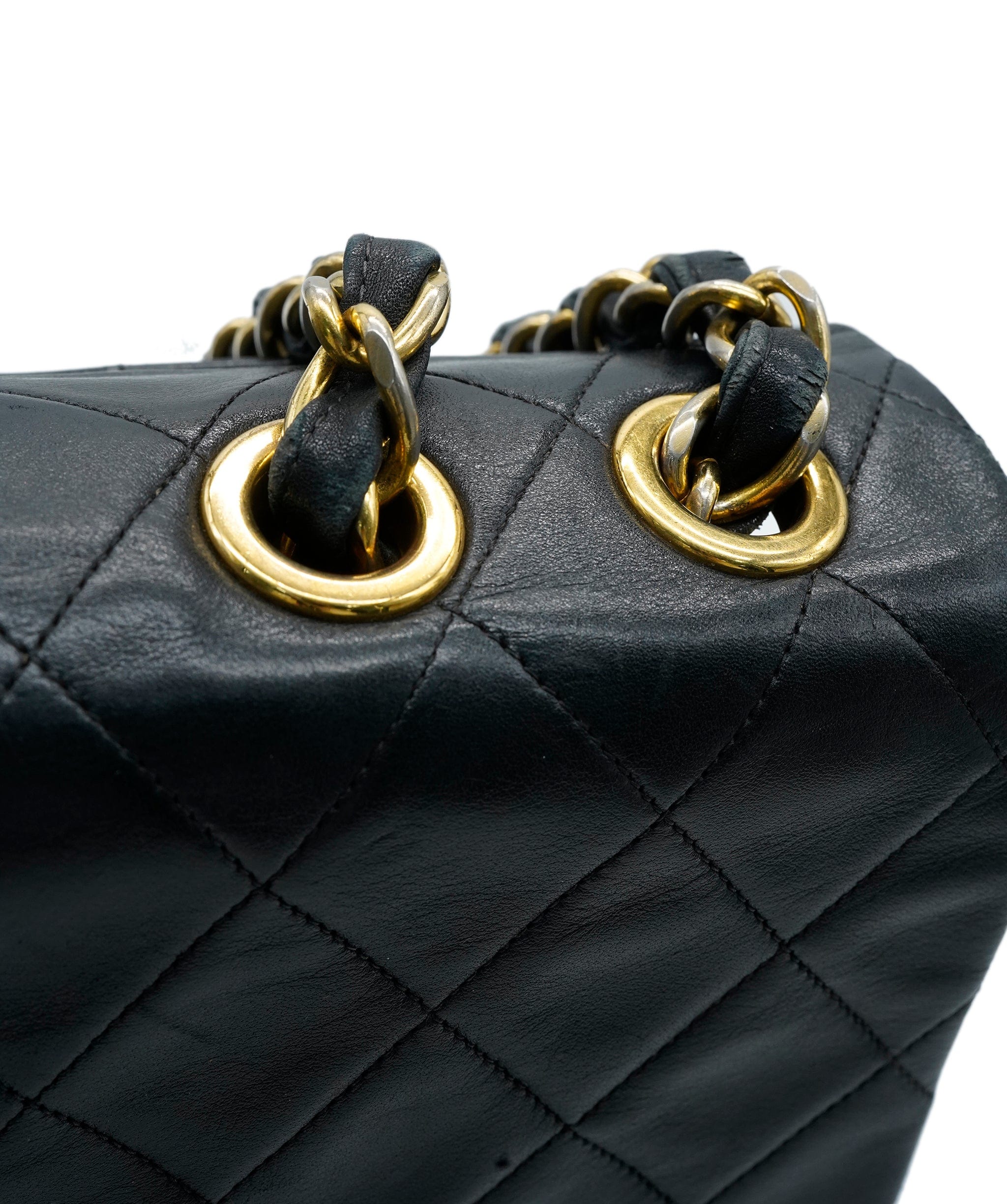 Chanel Chanel CC Jumbo black lambskin gold hardware - ASL1D59