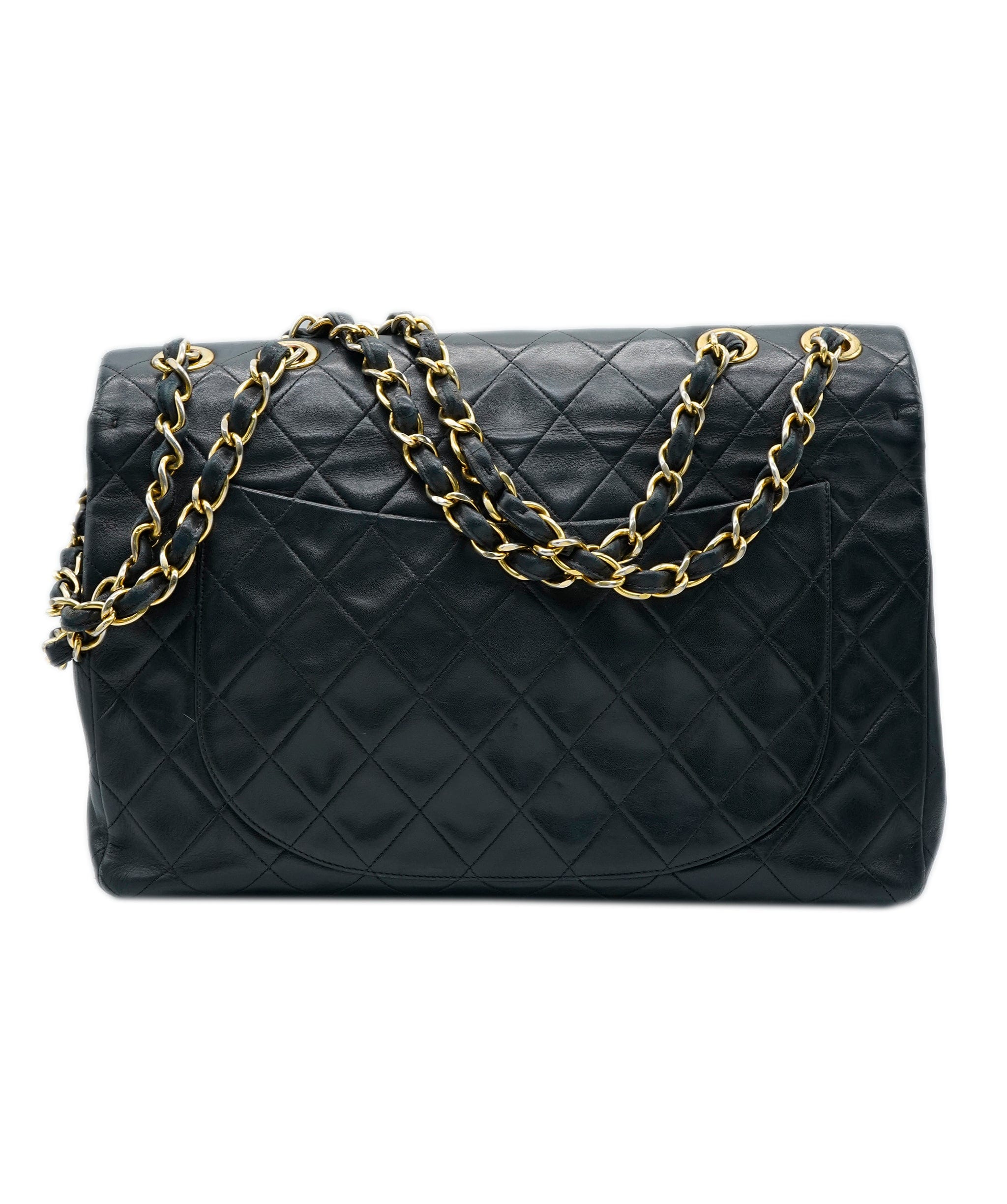 Chanel Chanel CC Jumbo black lambskin gold hardware - ASL1D59