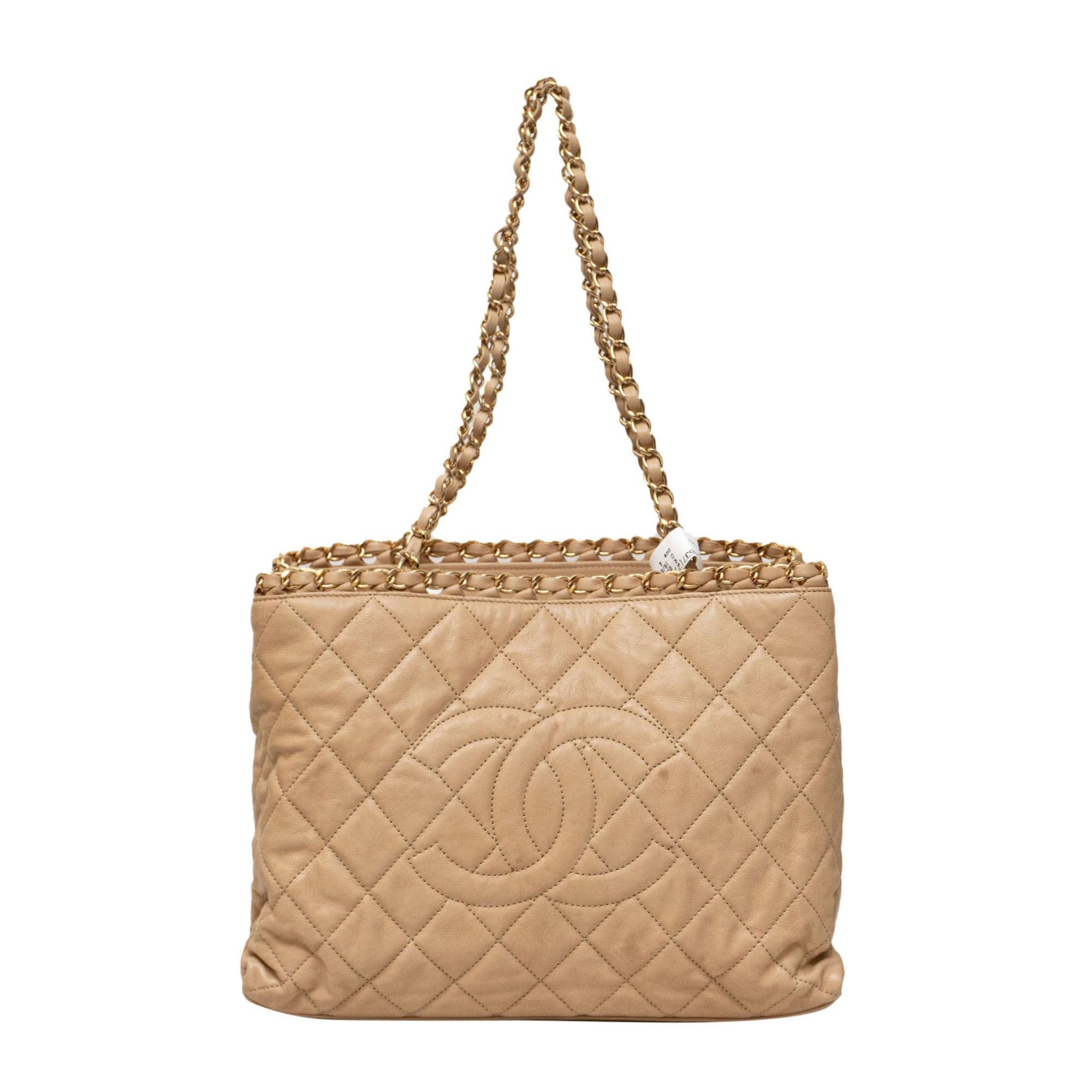 Chanel CHANEL
Chain Me Quilted Leather Tote Bag CHA52105B