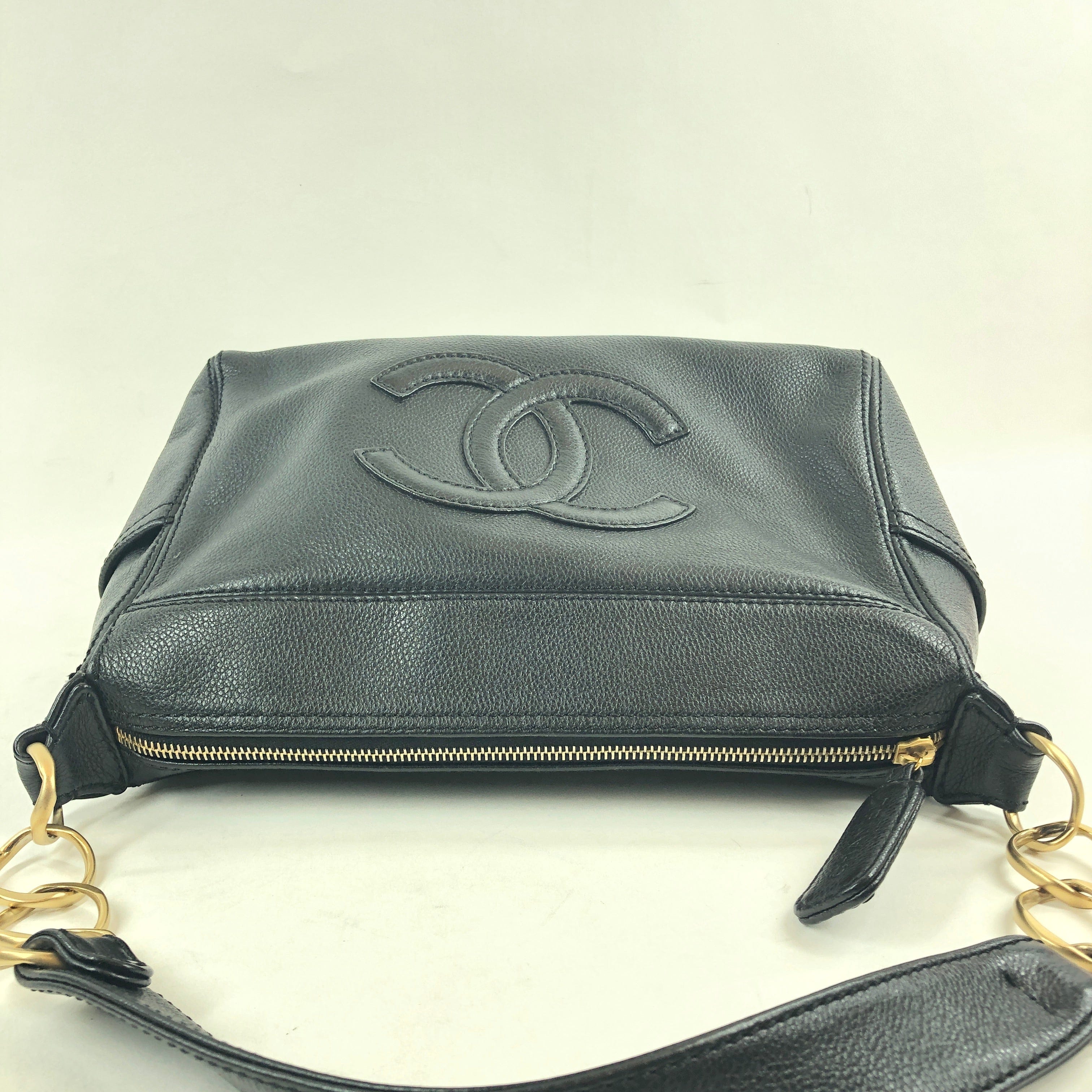 Chanel Chanel Chain Shoulder Bag, Caviar, Textured Leather PXL1260