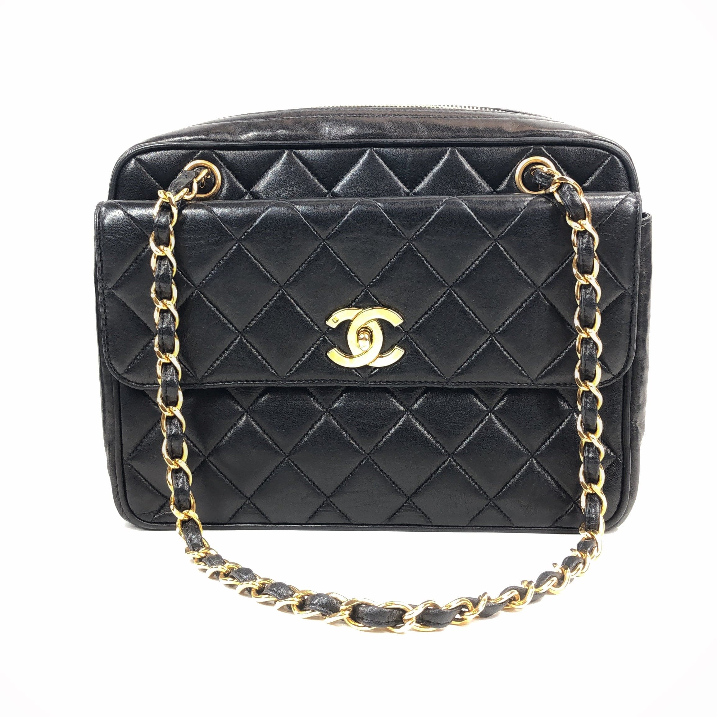 Chanel Chanel Chain Shoulder Bag Lambskin PXL1734