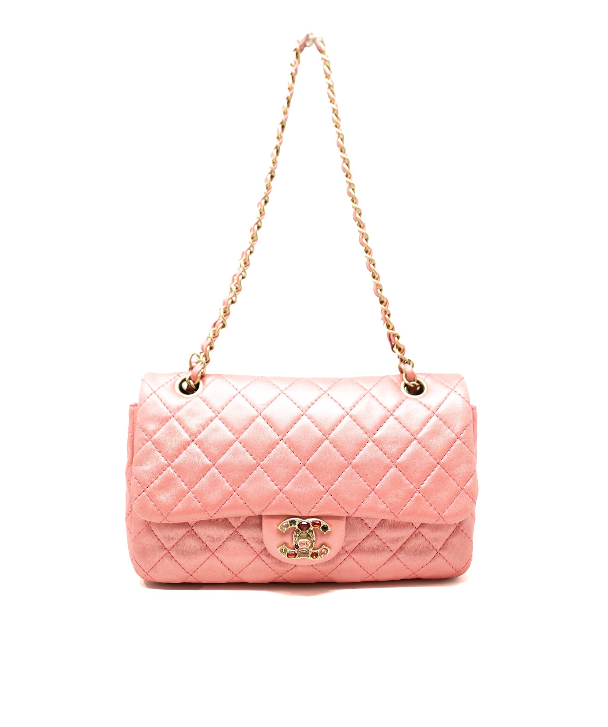 Chanel Chanel Chain Shoulder Bag Pink
 Lambskin PXL1118