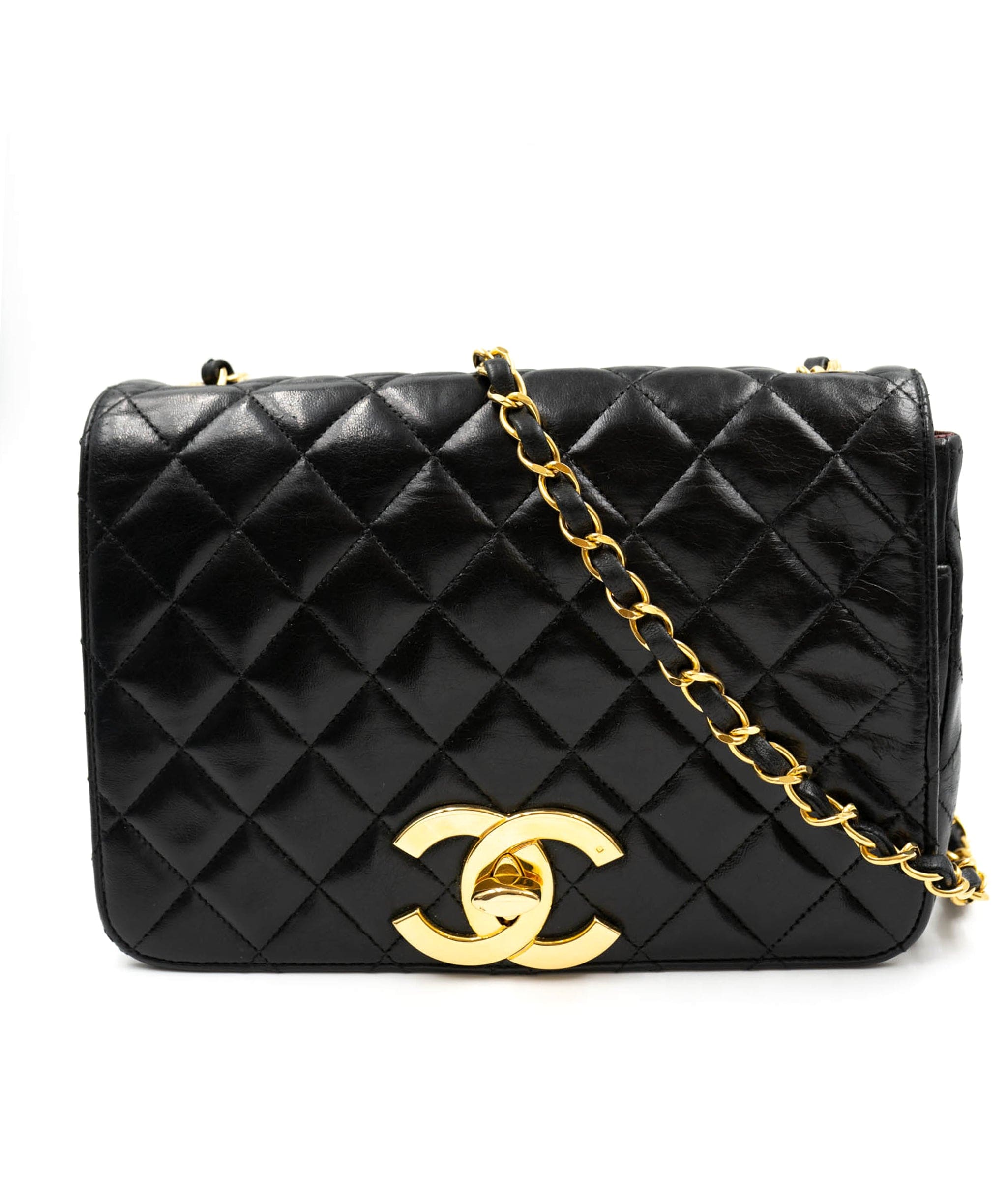 Chanel Chanel Chuncky Cc Full Flap Ghw Black  ASL4814