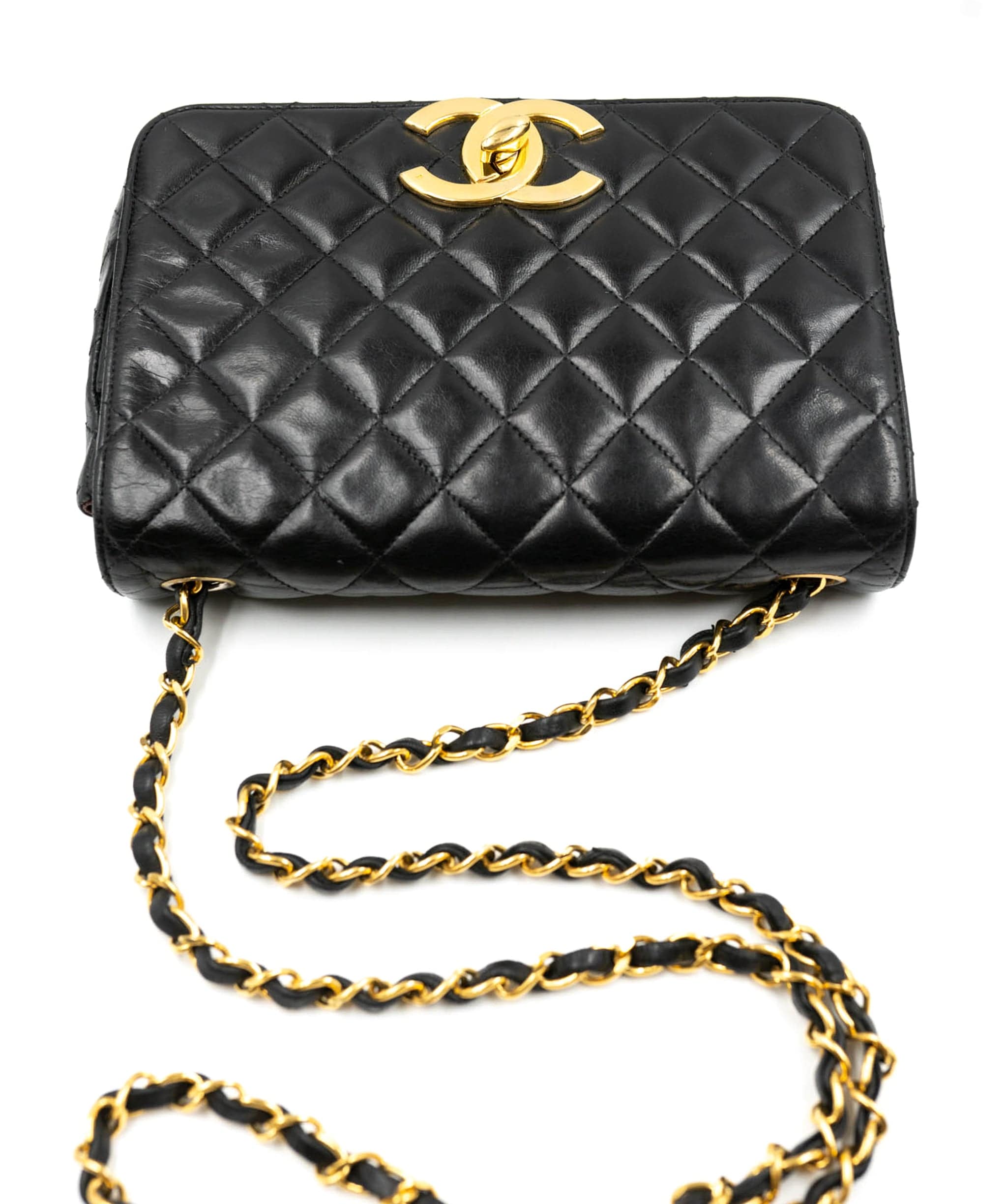 Chanel Chanel Chuncky Cc Full Flap Ghw Black  ASL4814