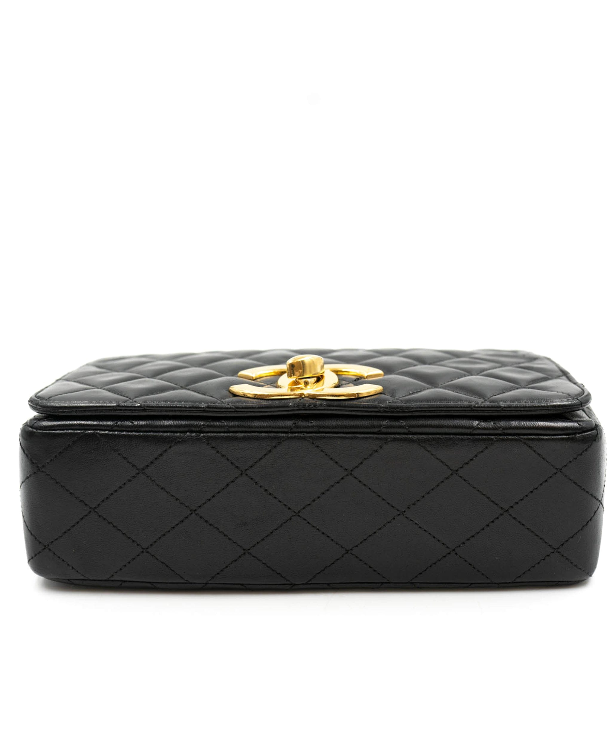 Chanel Chanel Chuncky Cc Full Flap Ghw Black  ASL4814