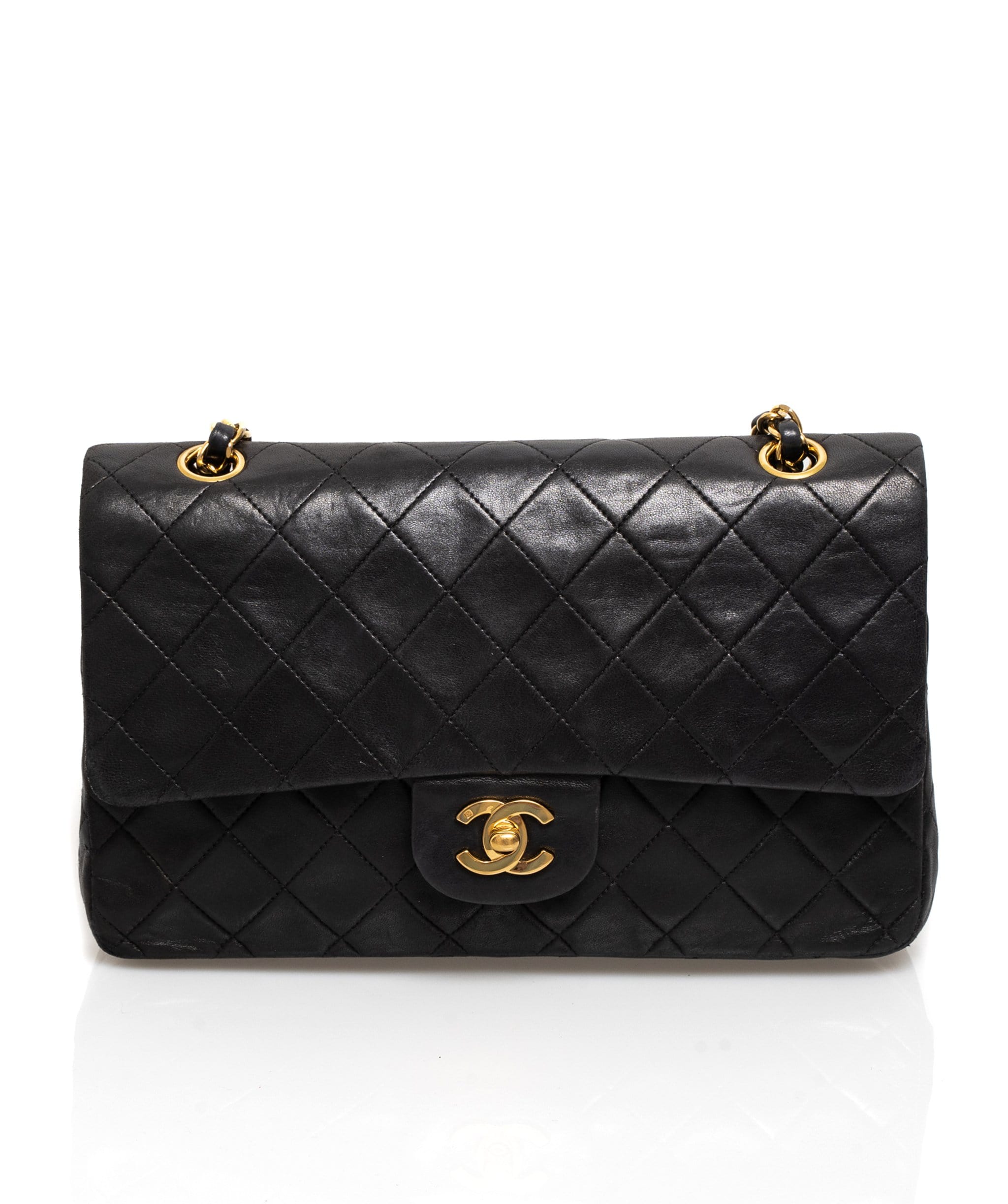 Chanel Chanel Classic 10" Medium Double flap Lambskin Bag - AWL1454