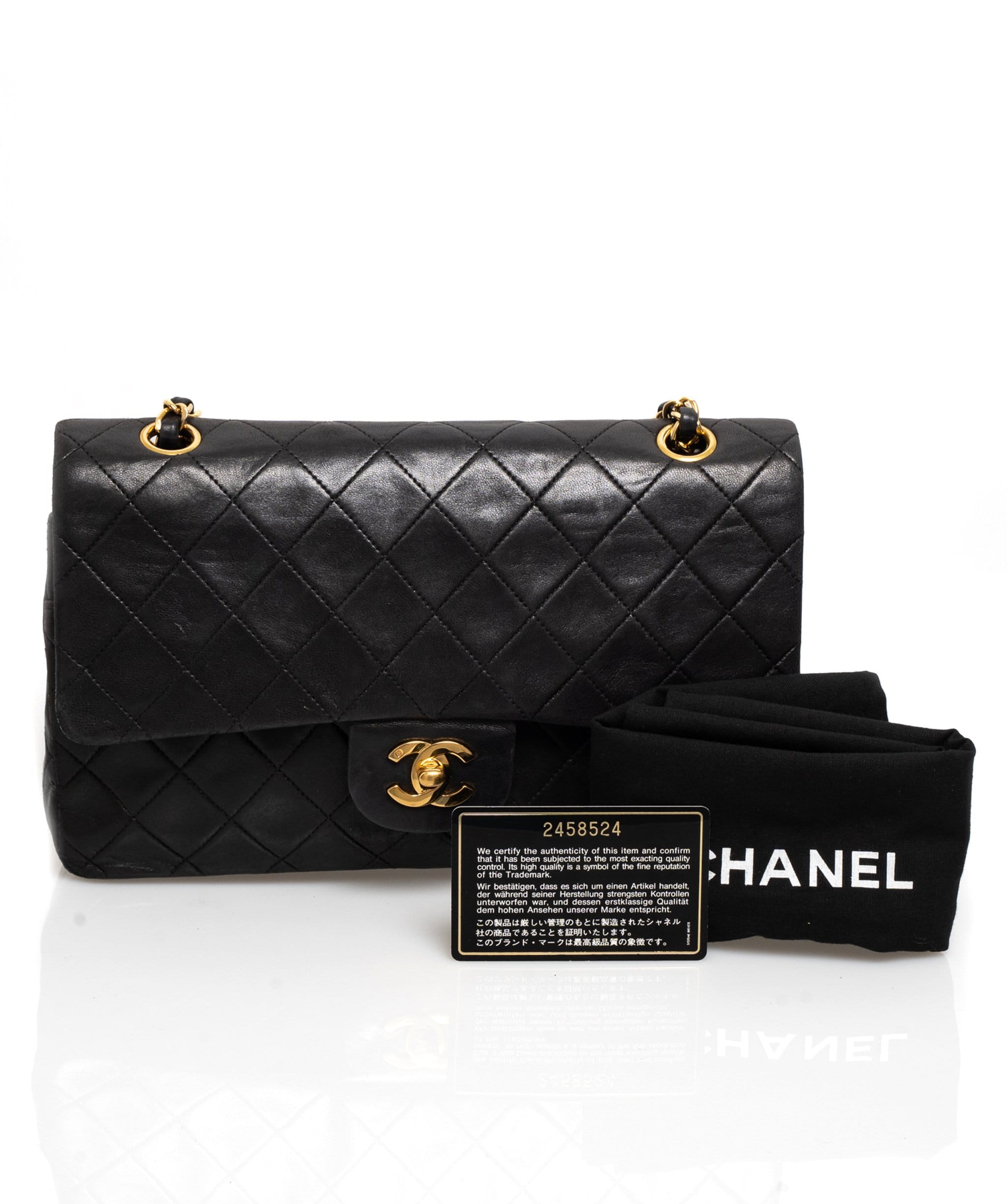 Chanel Chanel Classic 10" Medium Double flap Lambskin Bag - AWL1454