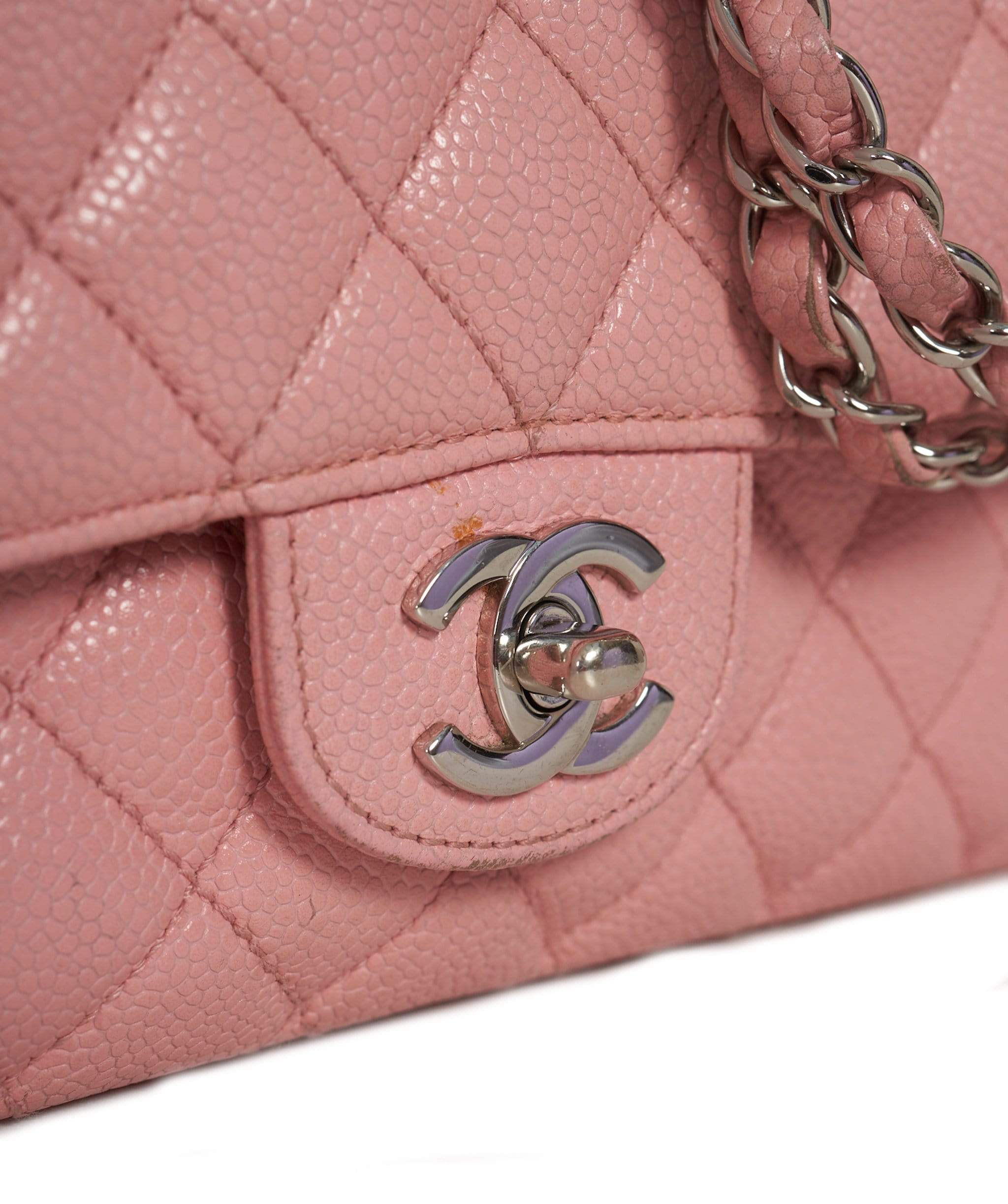 Chanel Chanel Classic Double Flap Pink Caviar Bag  - ADL1322