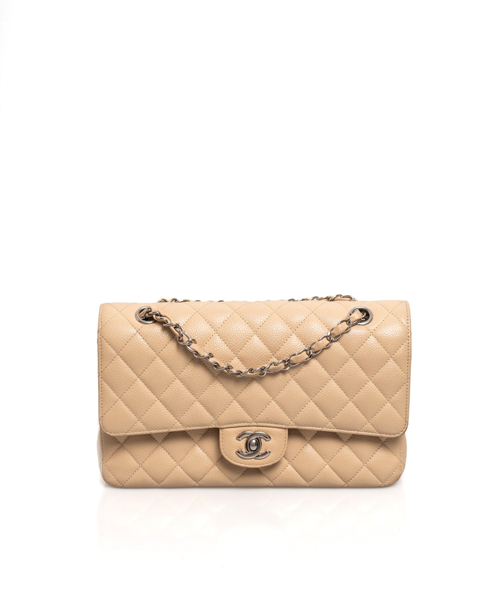 Chanel Chanel Classic Flap Beige Caviar - ADL1321