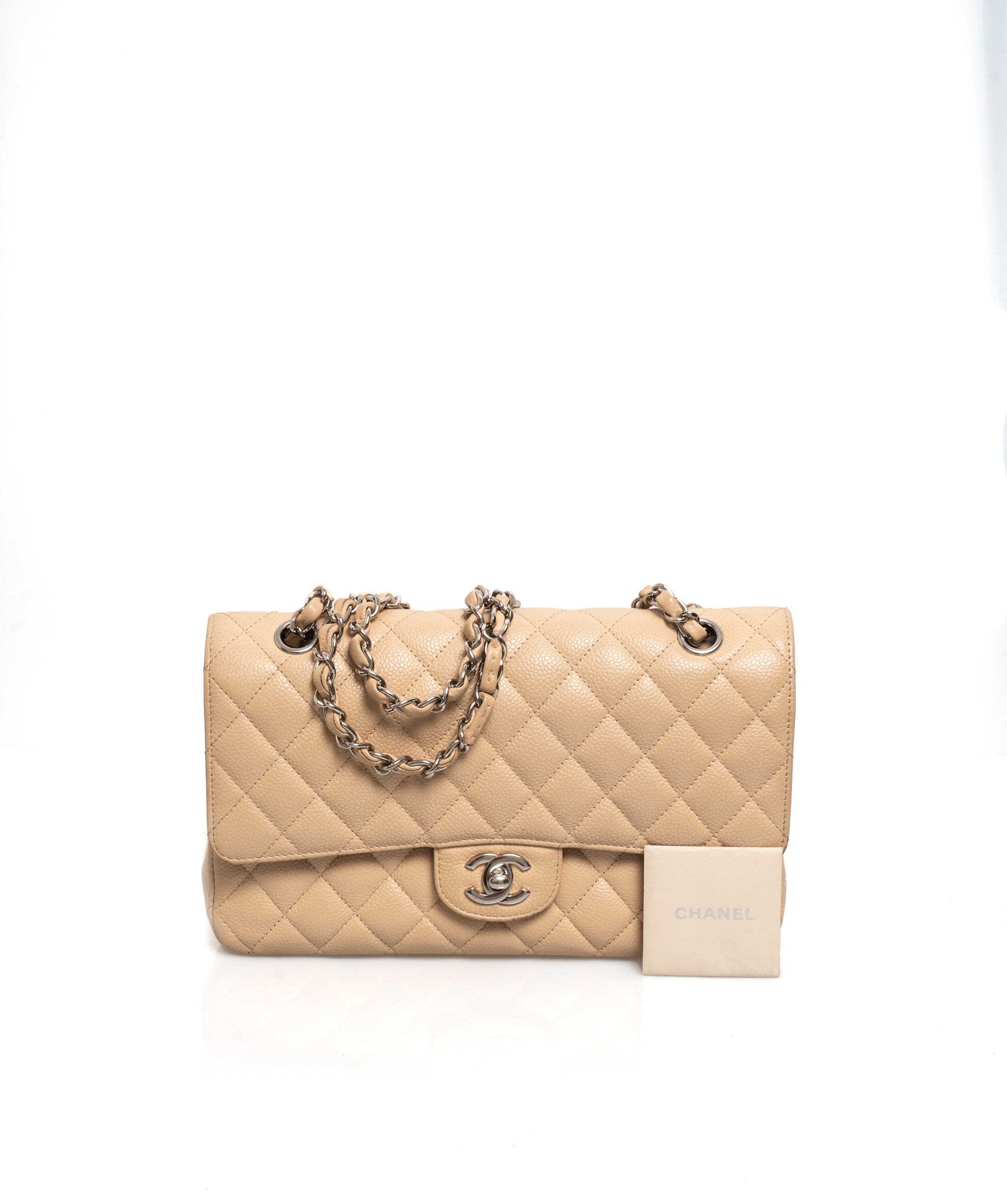 Chanel Chanel Classic Flap Beige Caviar - ADL1321