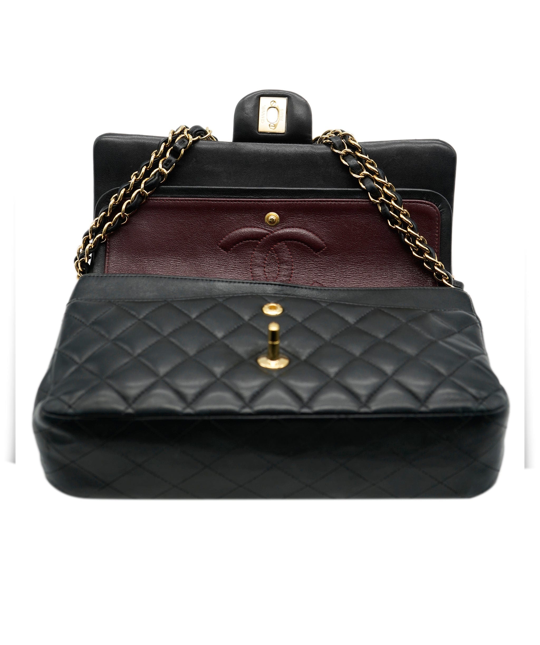 Chanel Chanel Classic Flap Black GHW Lambskin ASL5281