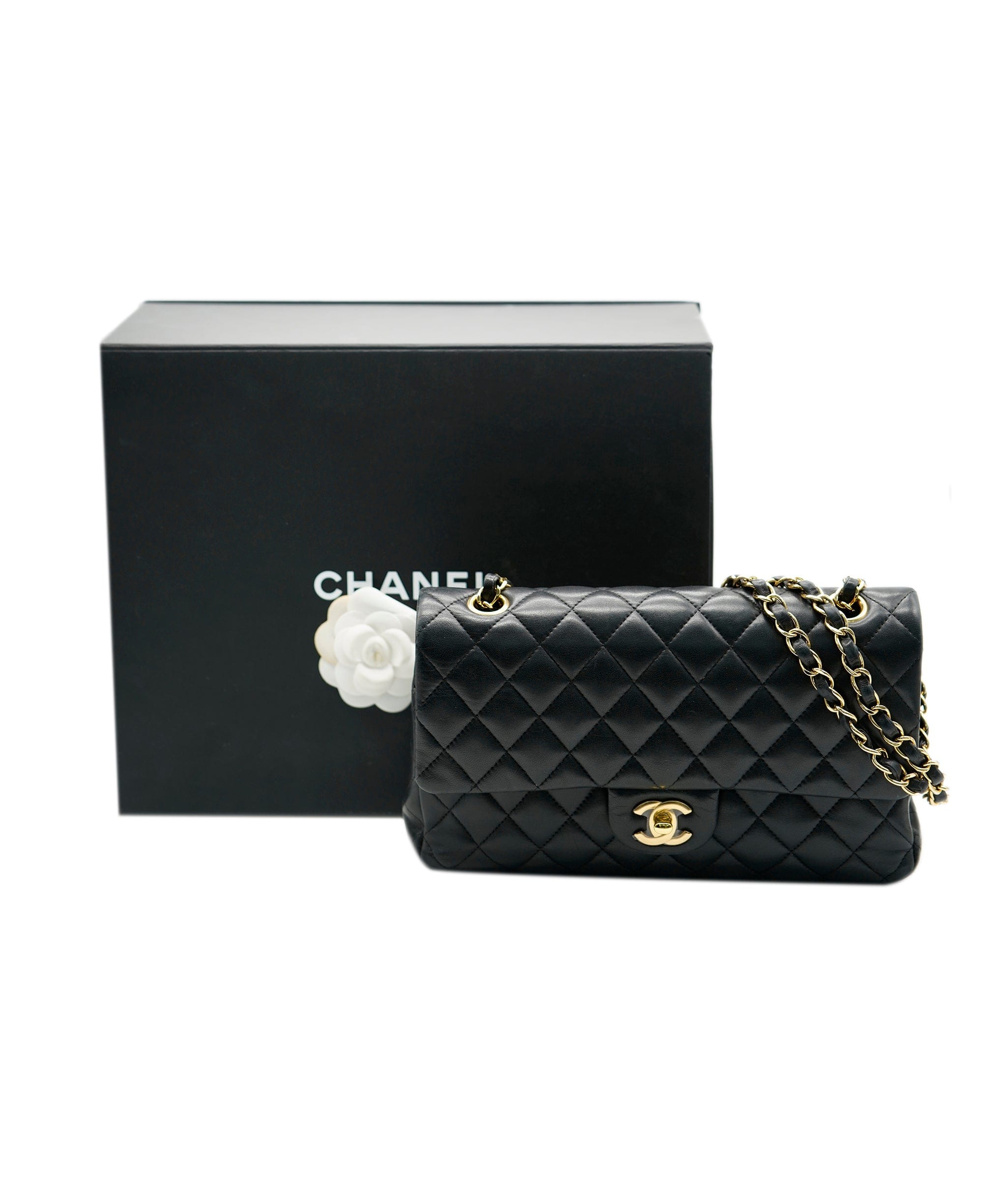 Chanel Chanel Classic Flap Black GHW Lambskin ASL5281