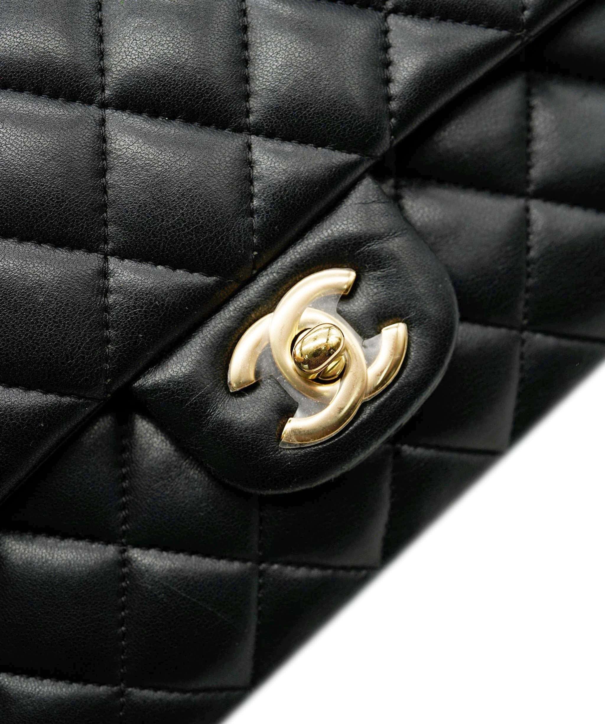 Chanel Chanel Classic Flap Black GHW Lambskin ASL5281