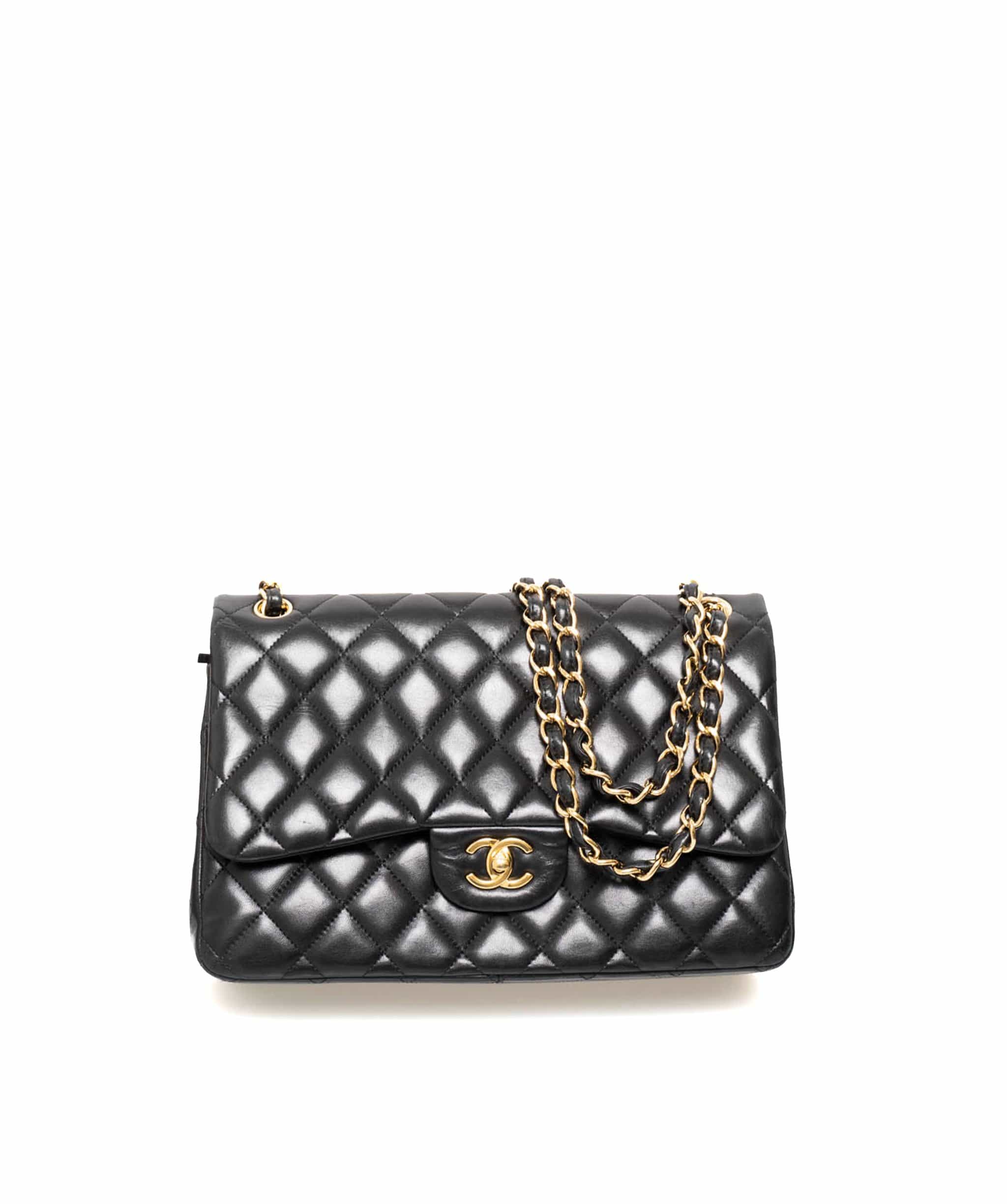 Chanel Chanel Classic flap Black Lambskin jumbo  - ASL1829