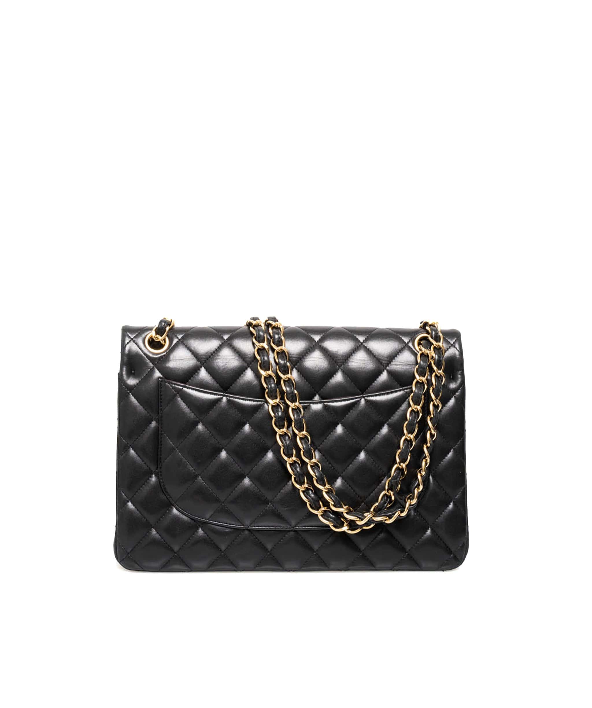 Chanel Chanel Classic flap Black Lambskin jumbo  - ASL1829