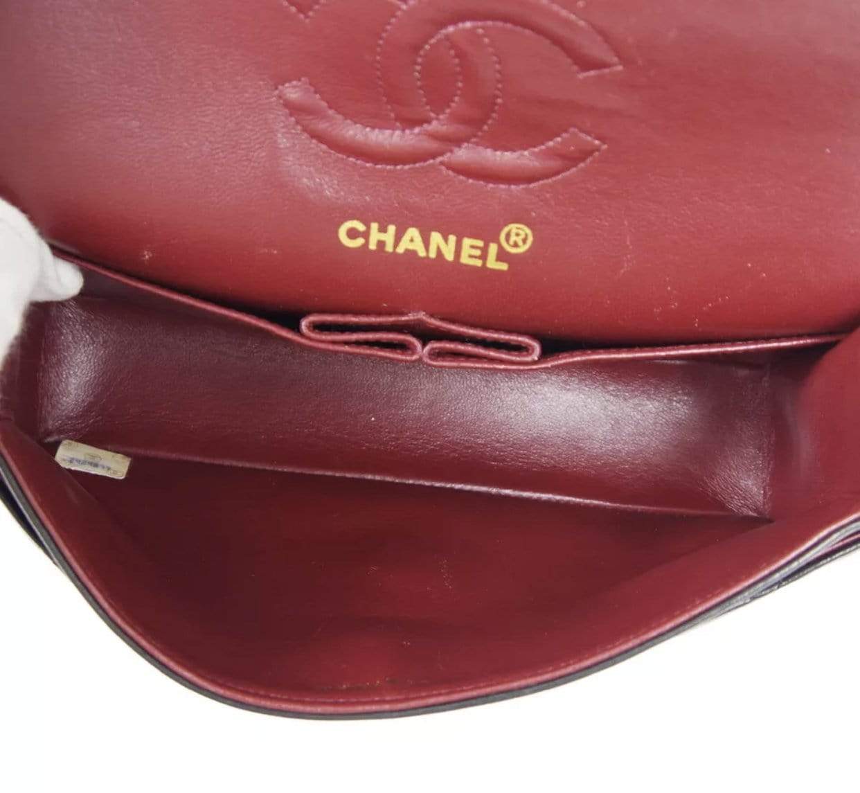 Chanel Chanel classic flap small lambskin black gold hardware - ASL1741