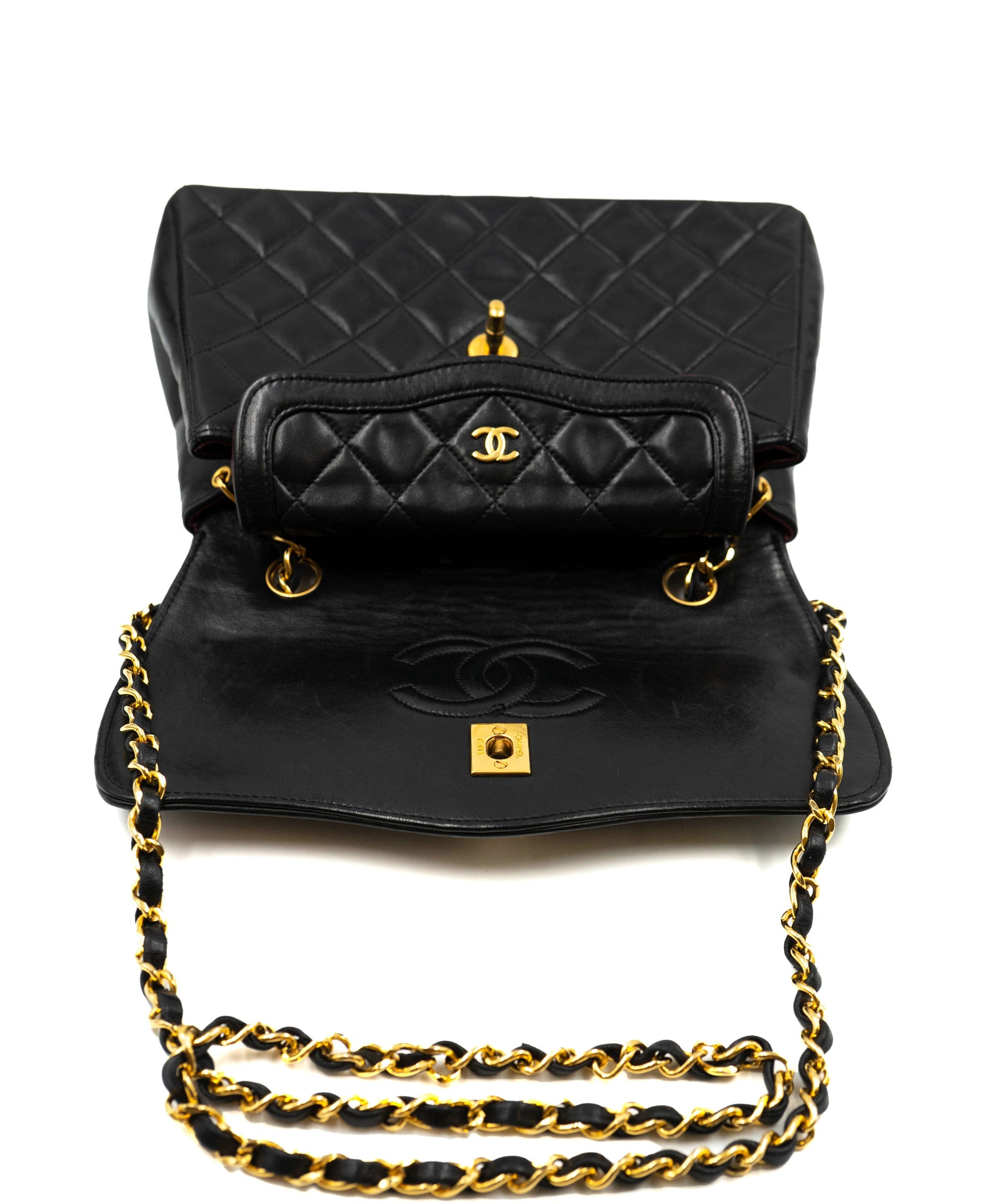 Chanel Chanel classic single flap bag with matching purse - AWL3632