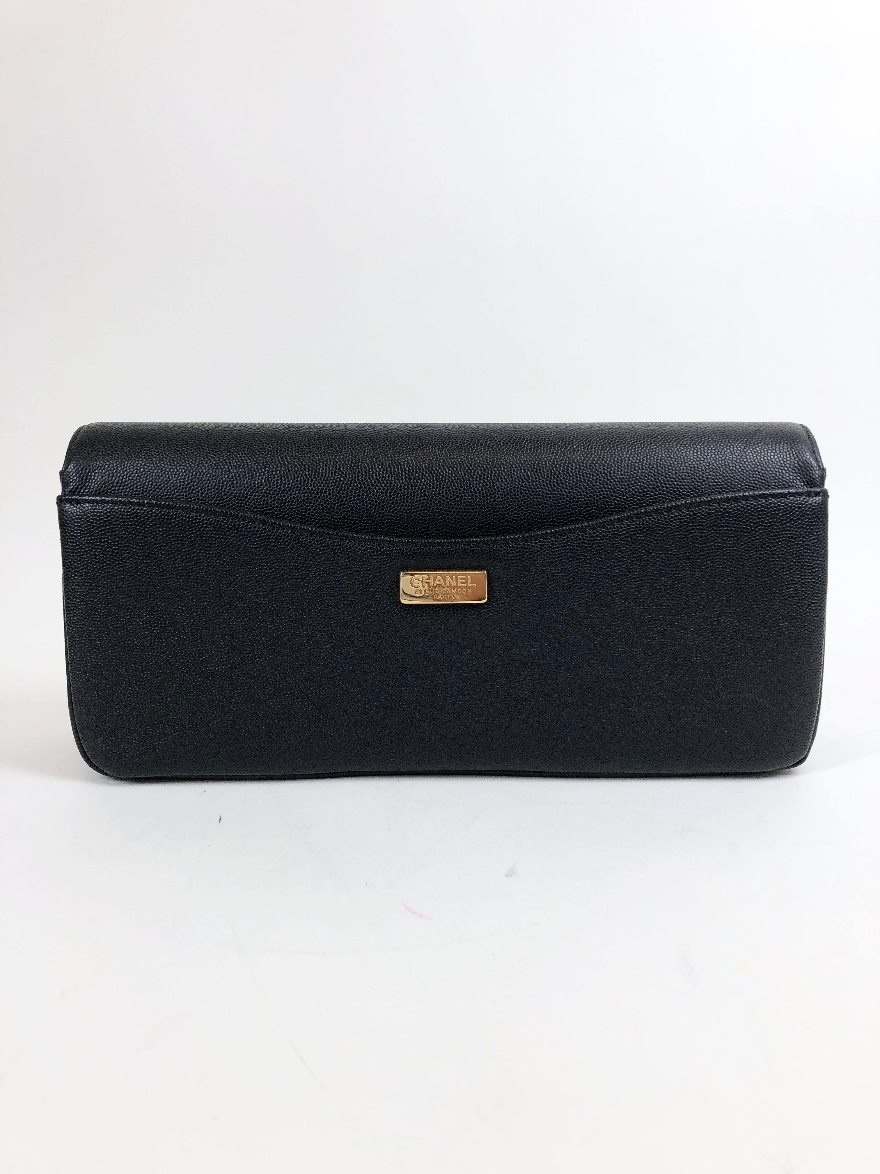 Chanel Chanel Clutch Black Calfskin PXL1112