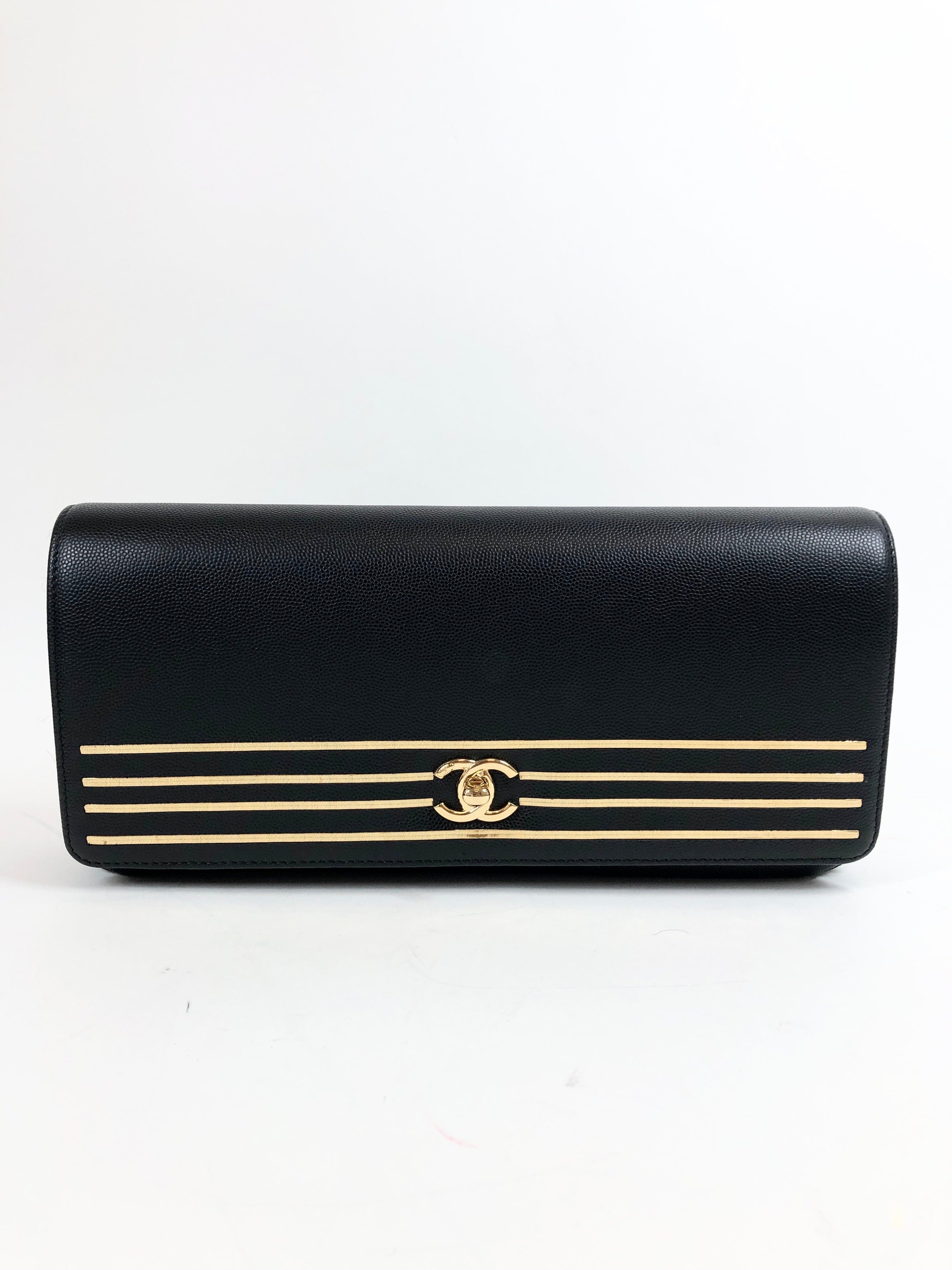 Chanel Chanel Clutch Black Calfskin PXL1112