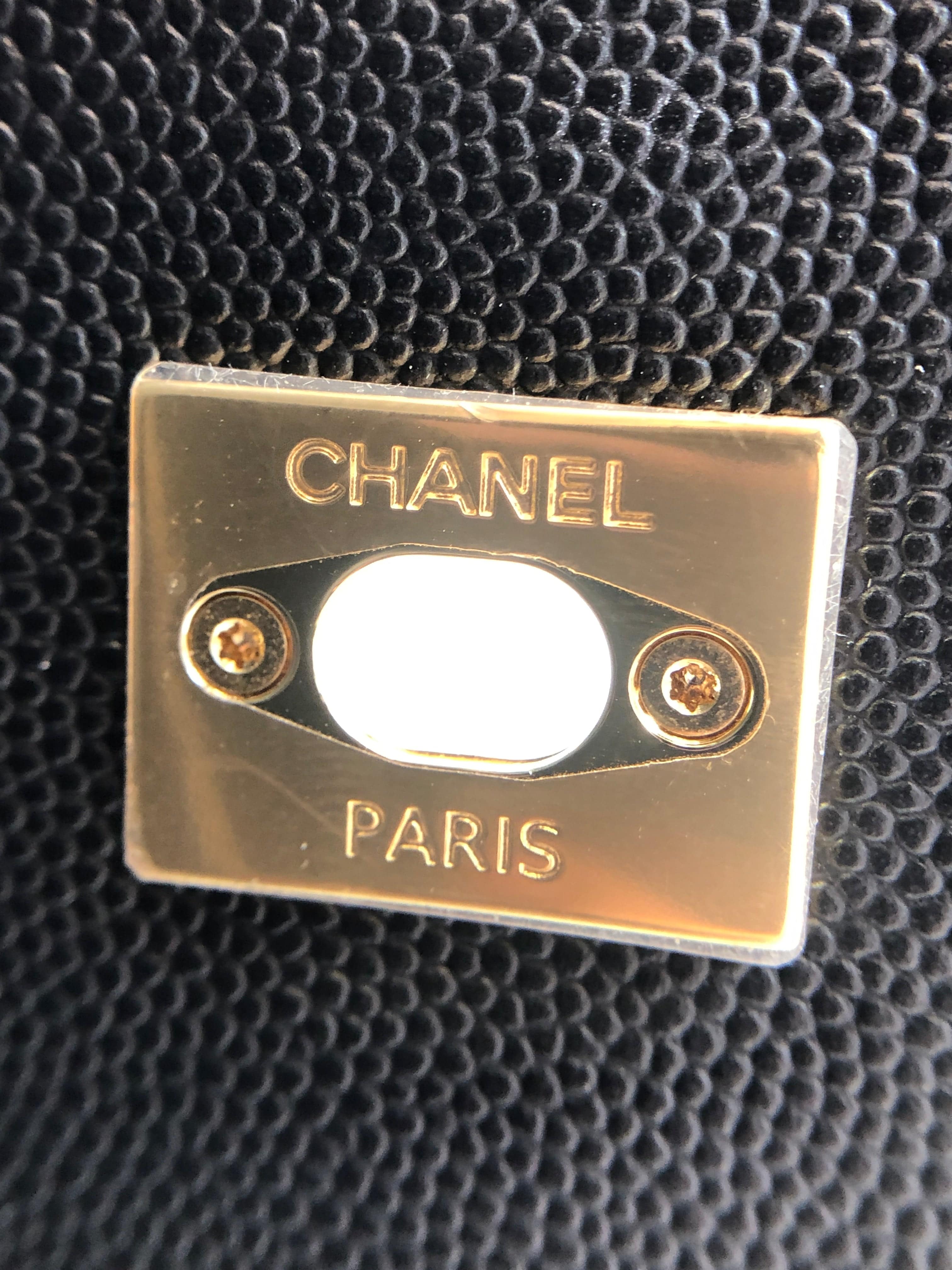 Chanel Chanel Clutch Black Calfskin PXL1112