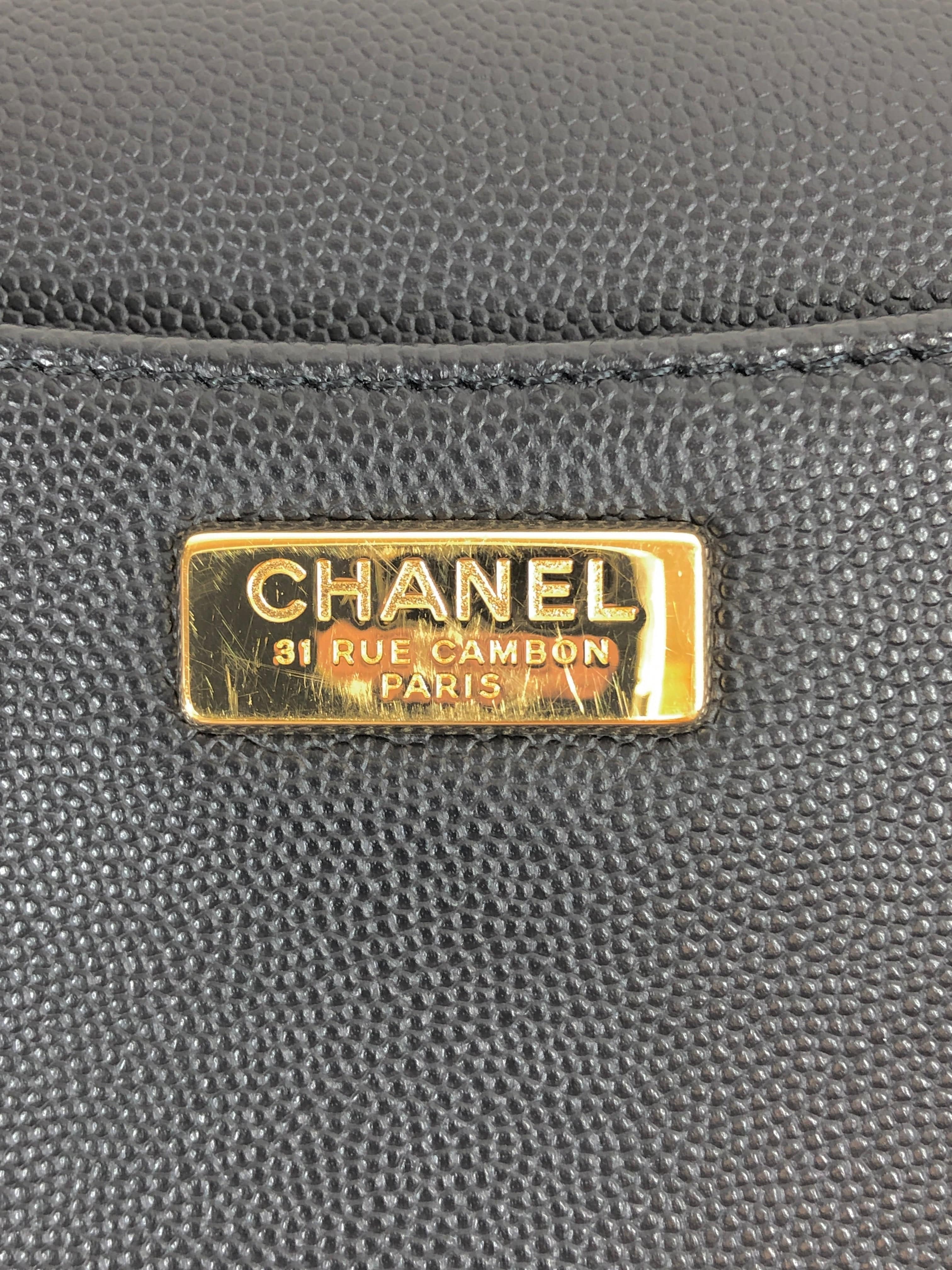 Chanel Chanel Clutch Black Calfskin PXL1112