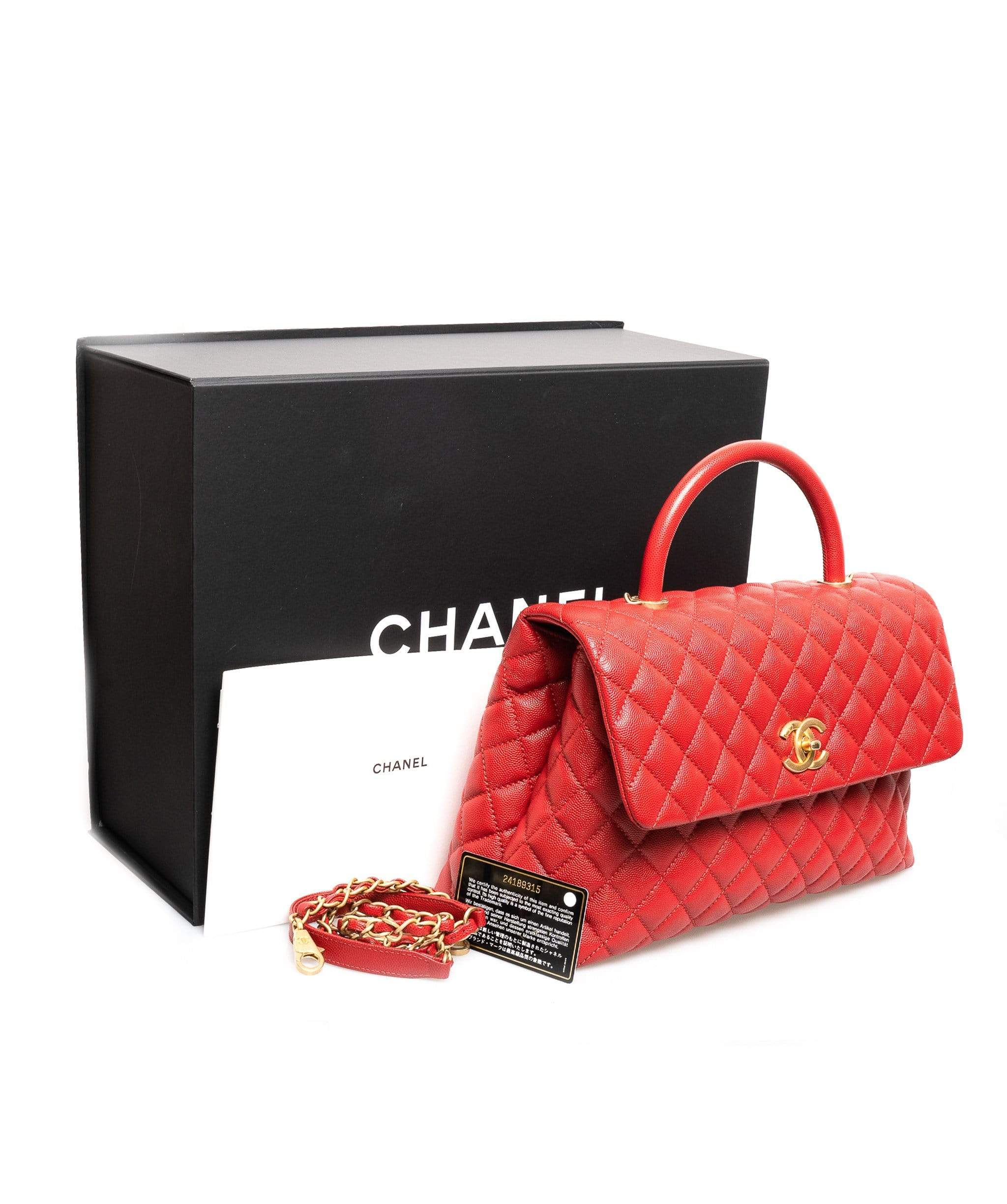 Chanel Chanel Coco Handle Caviar Bag - ADL1484