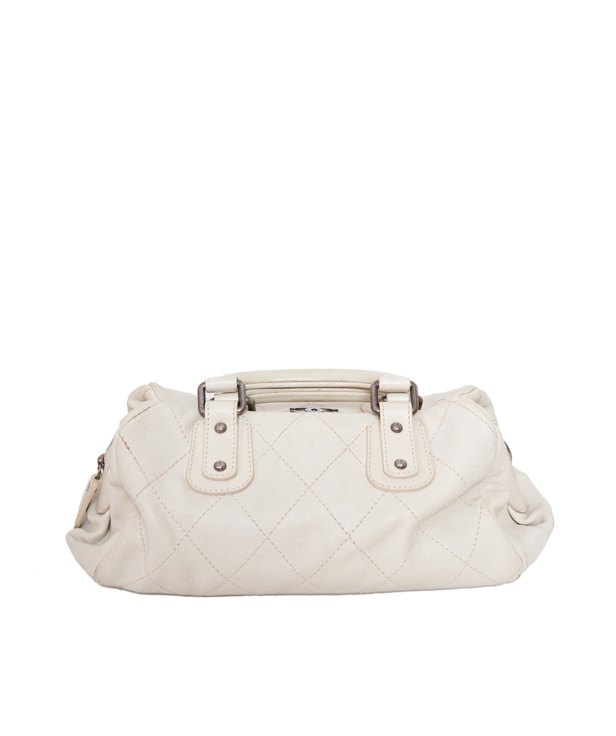 Chanel Chanel Cream Caviar Top Handle Bag