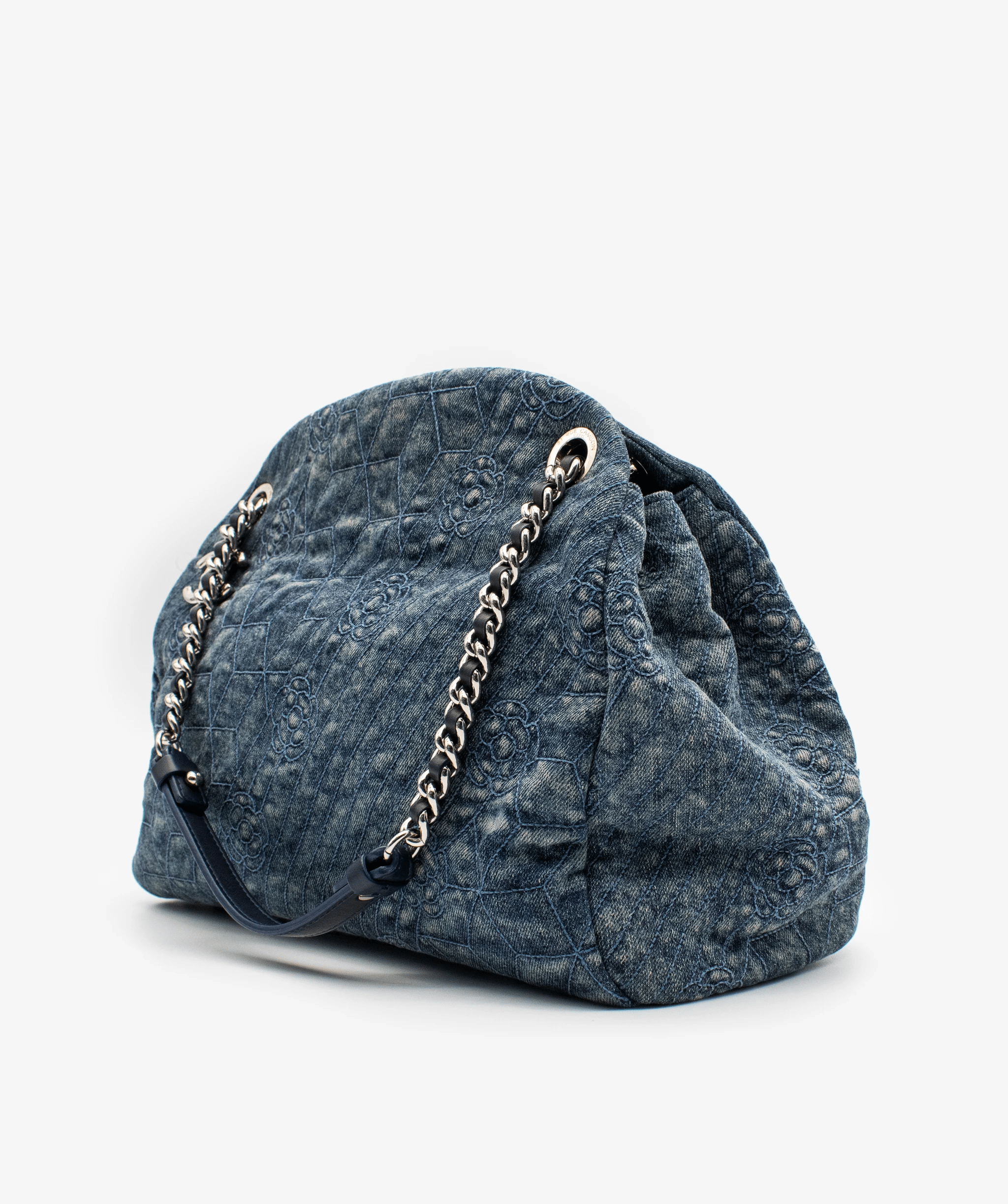 Chanel Chanel Denim Camellia Just Mademoiselle Bag