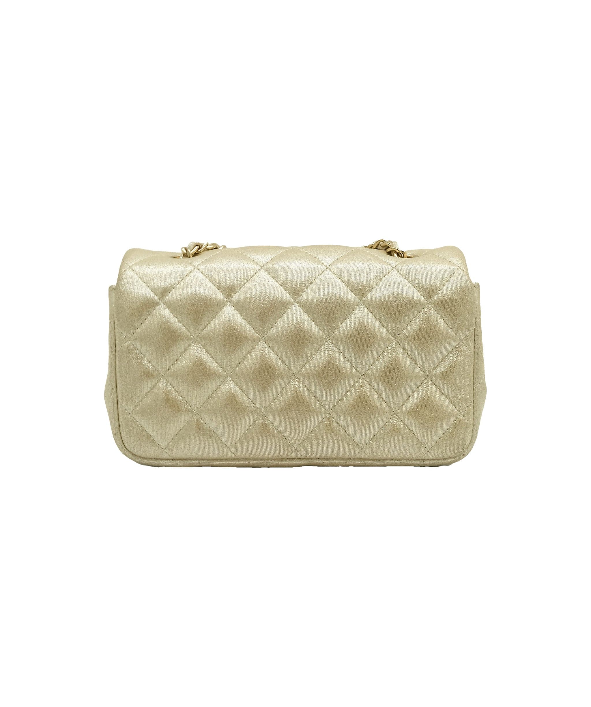 Chanel Chanel Extra Mini Rectangular Gold Flap RJC1227