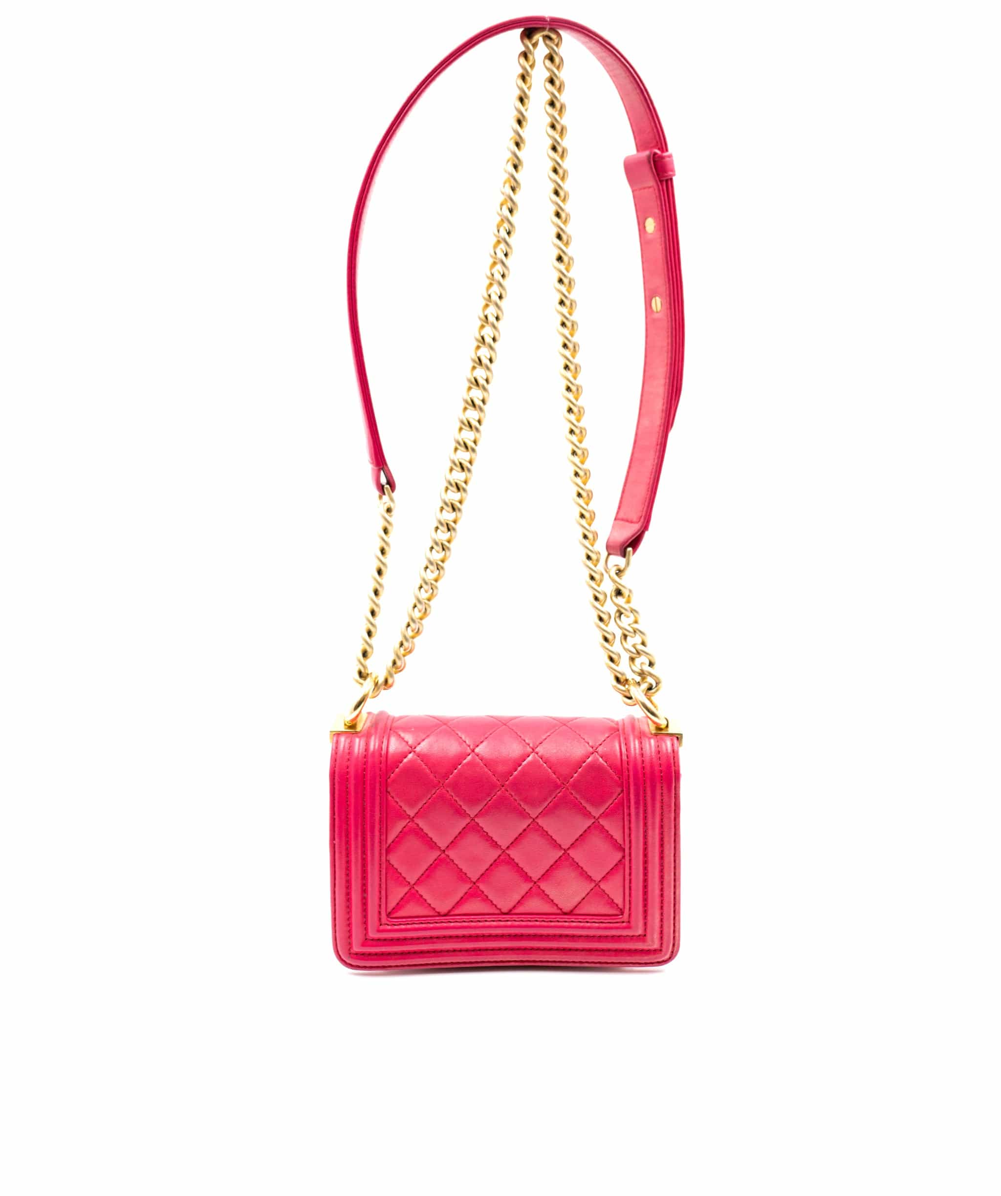 Chanel Chanel Fuschia Pink Mini Boy Shoulder Bag - AWC1302