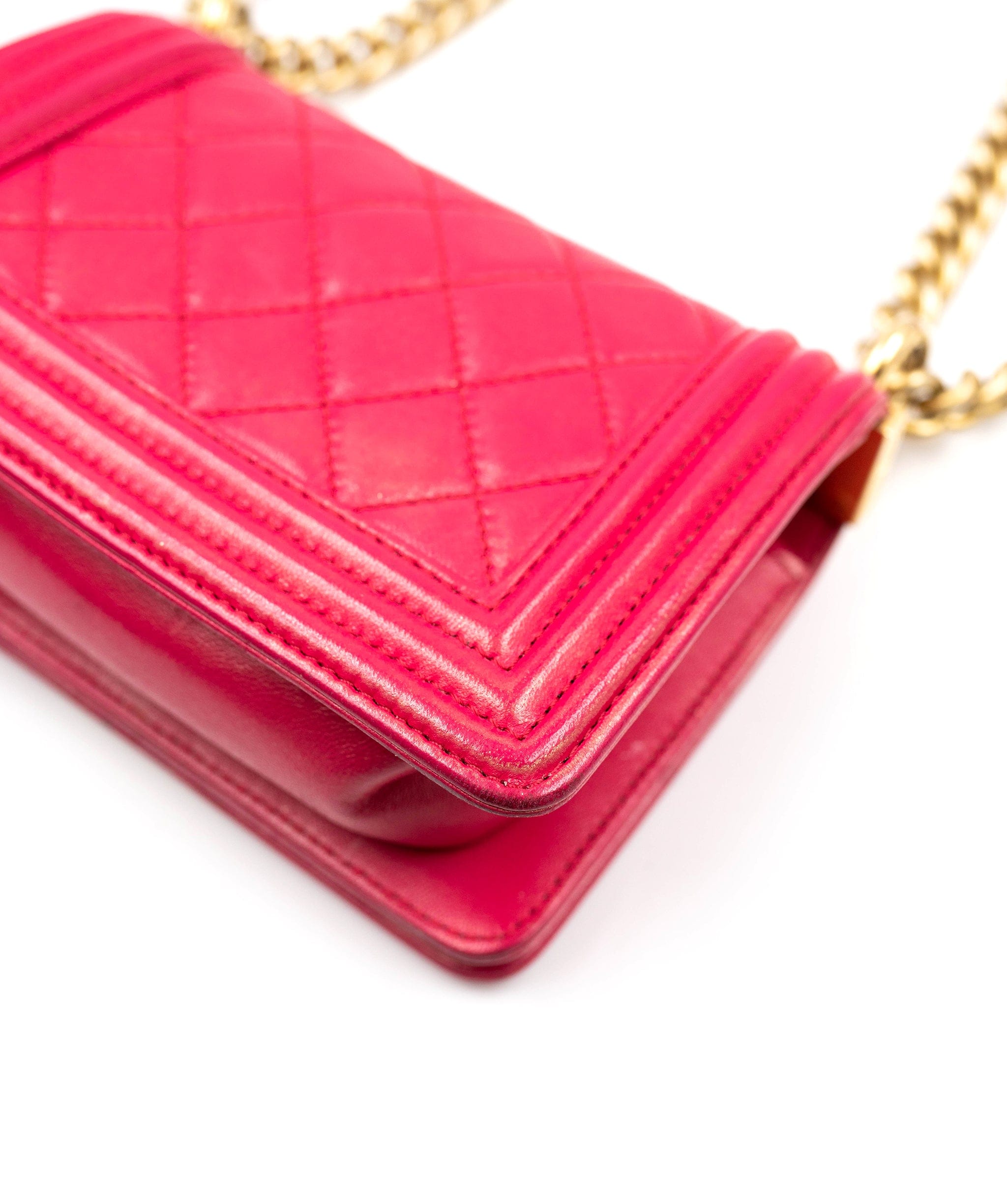 Chanel Chanel Fuschia Pink Mini Boy Shoulder Bag - AWC1302