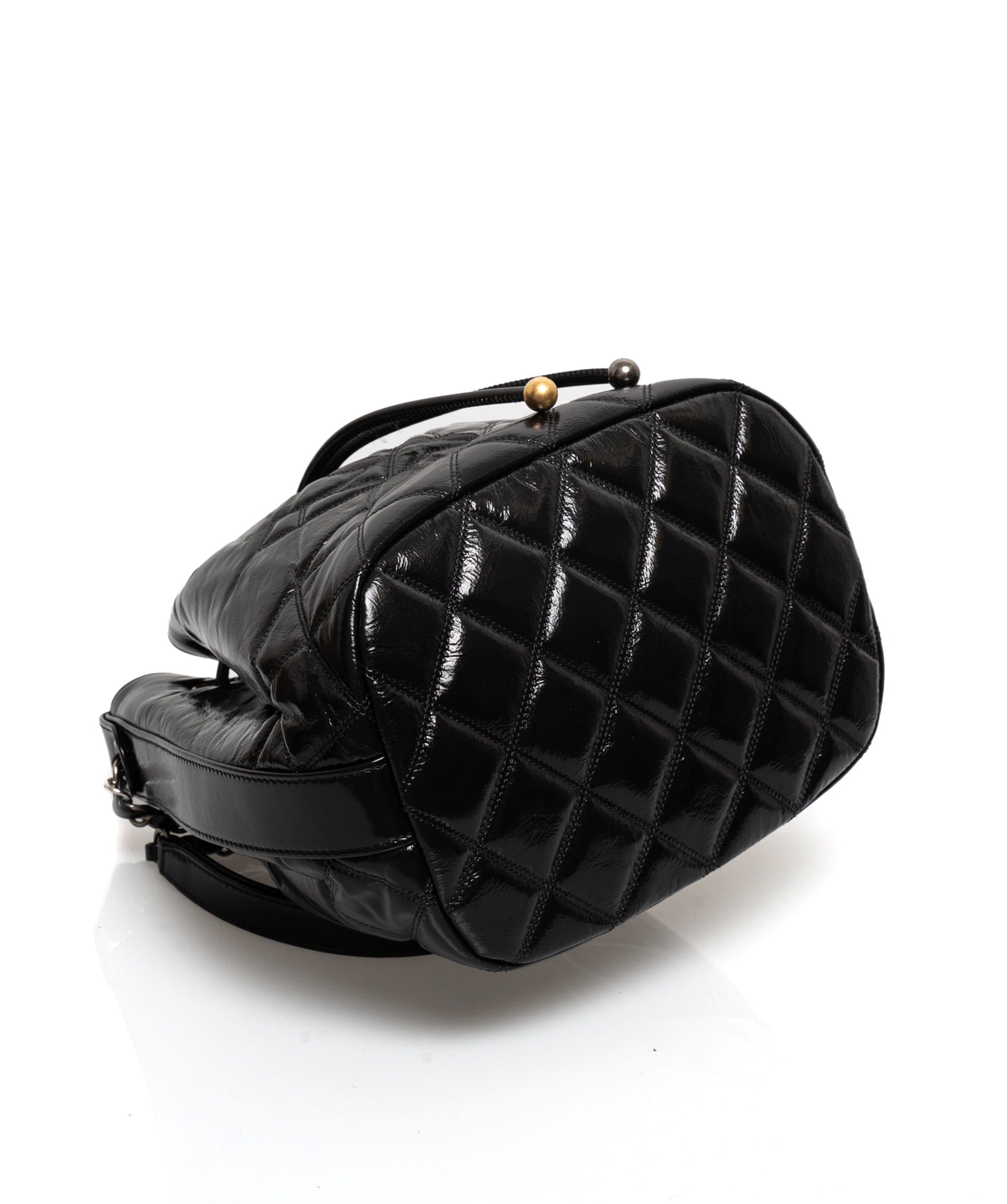 Chanel Chanel Gabrielle Patent Bucket Bag - AWL1442