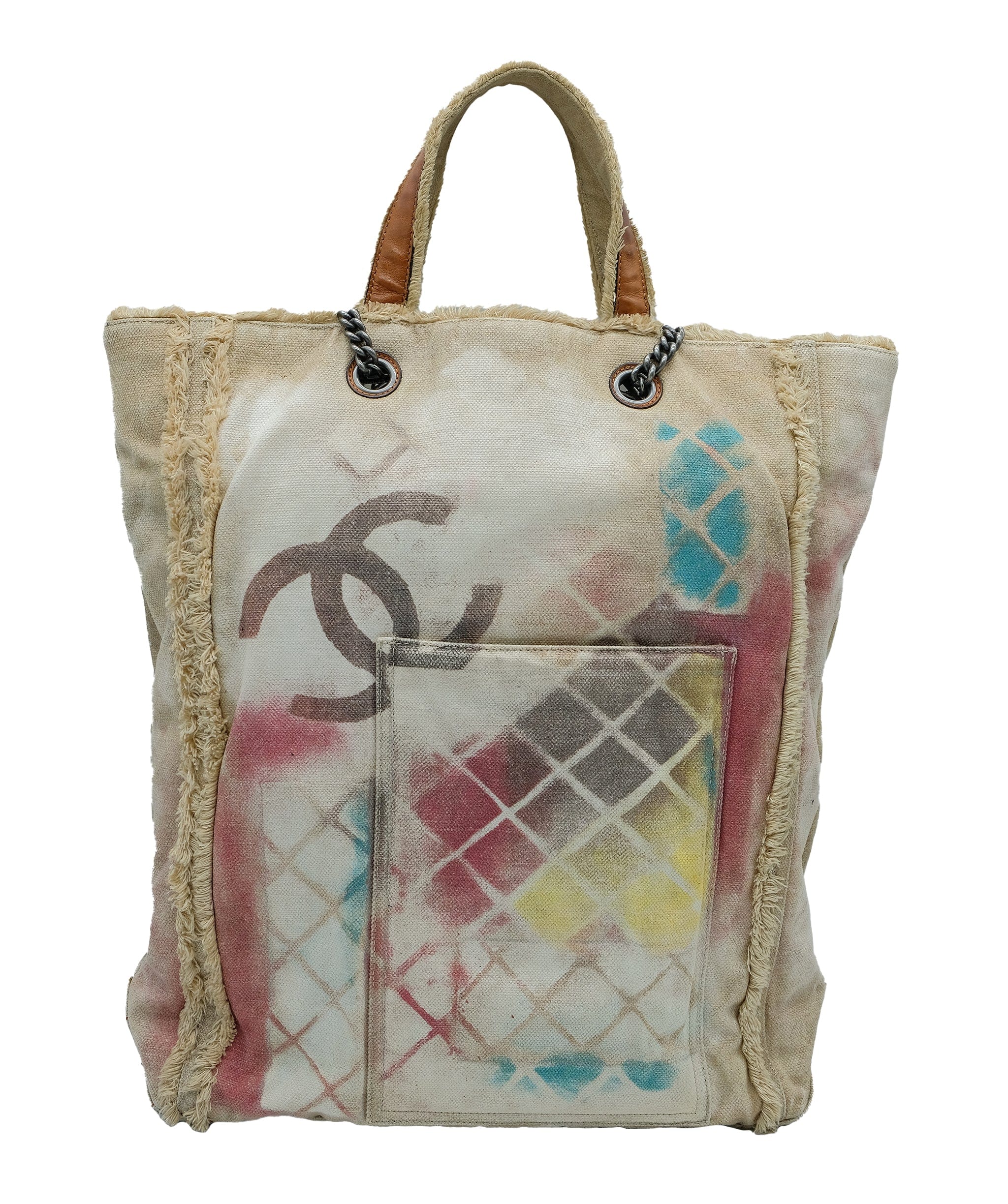 Chanel Chanel Graffiti Shoulder Tote Bag - AWL1740