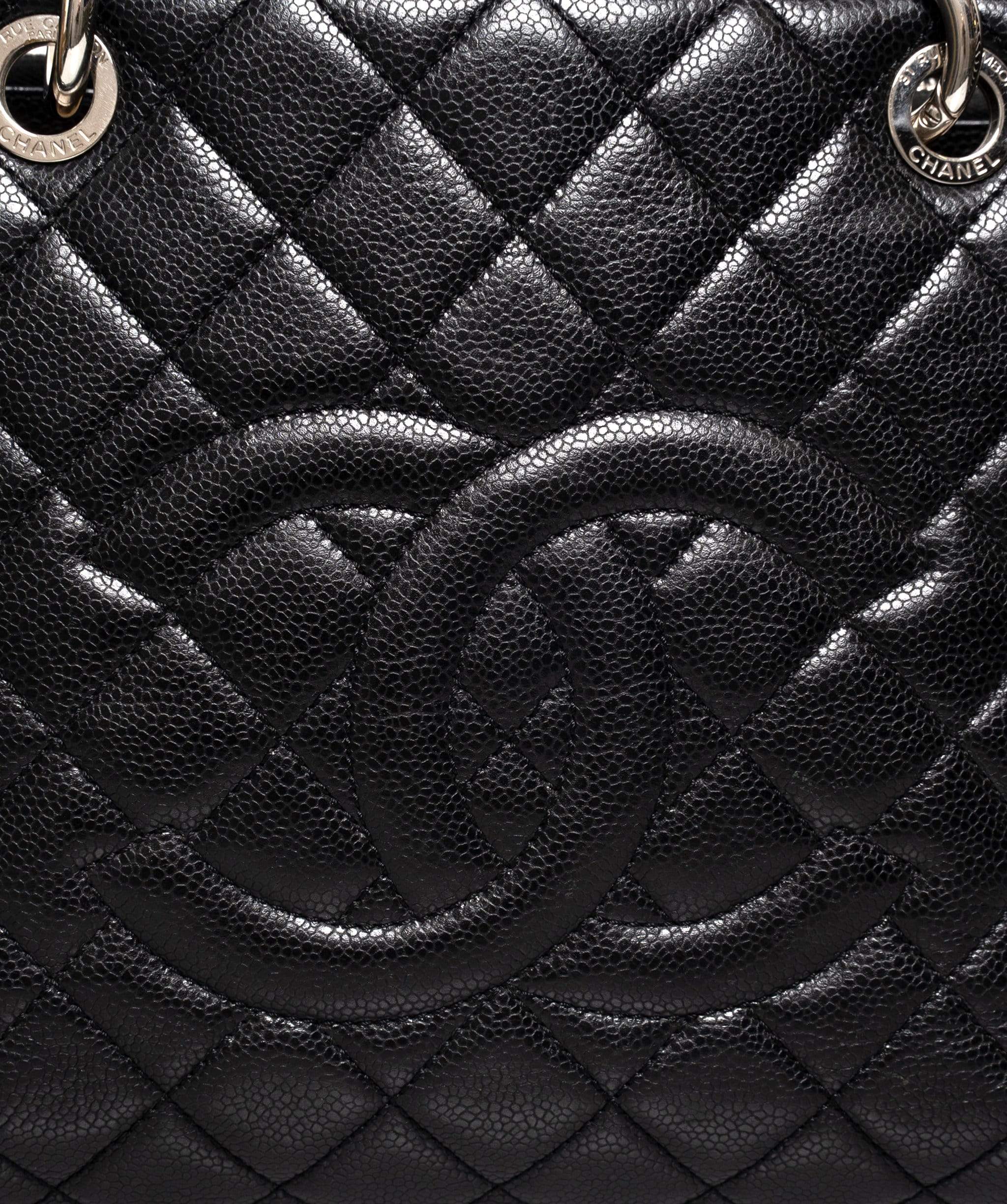 Chanel Chanel GST Bag Black Caviar with Silver Hardware - ASL1416