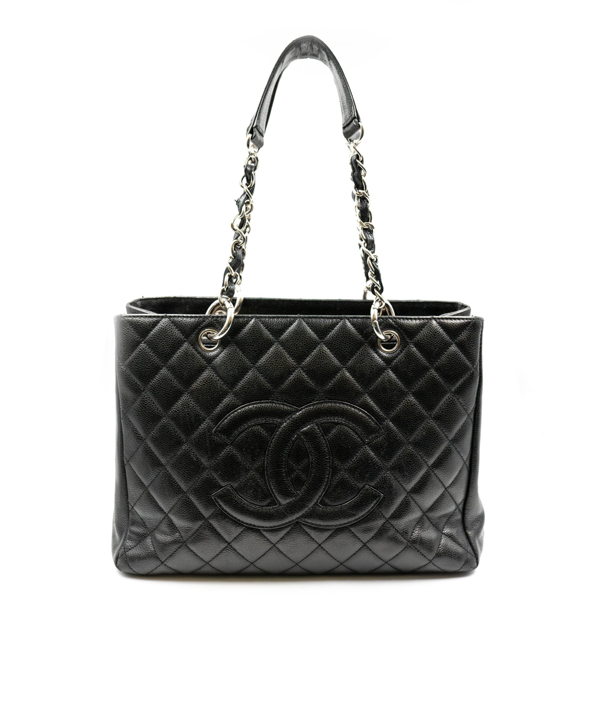 Chanel Chanel GST Bag in black caviar shw AGC1202