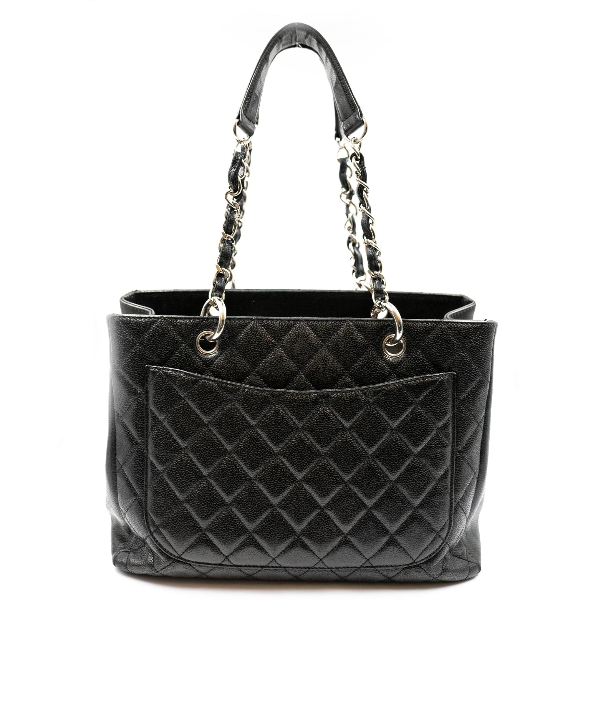 Chanel Chanel GST Bag in black caviar shw AGC1202